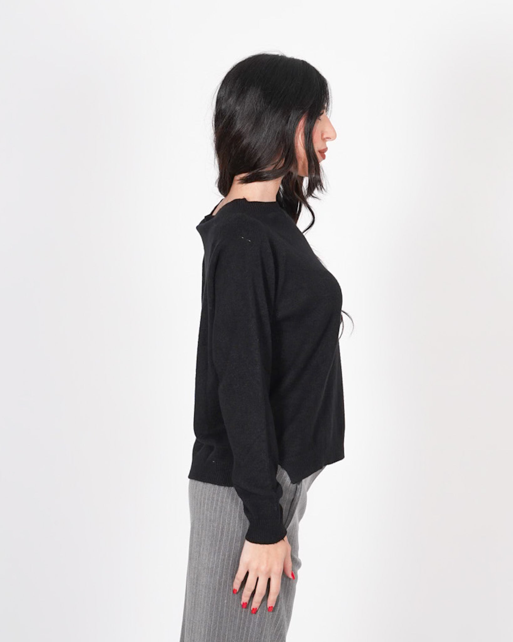 Maglia girocollo con vestibilità regolare - Michael Uncategorized - Hope Abbigliamento e Accessori Donna Online