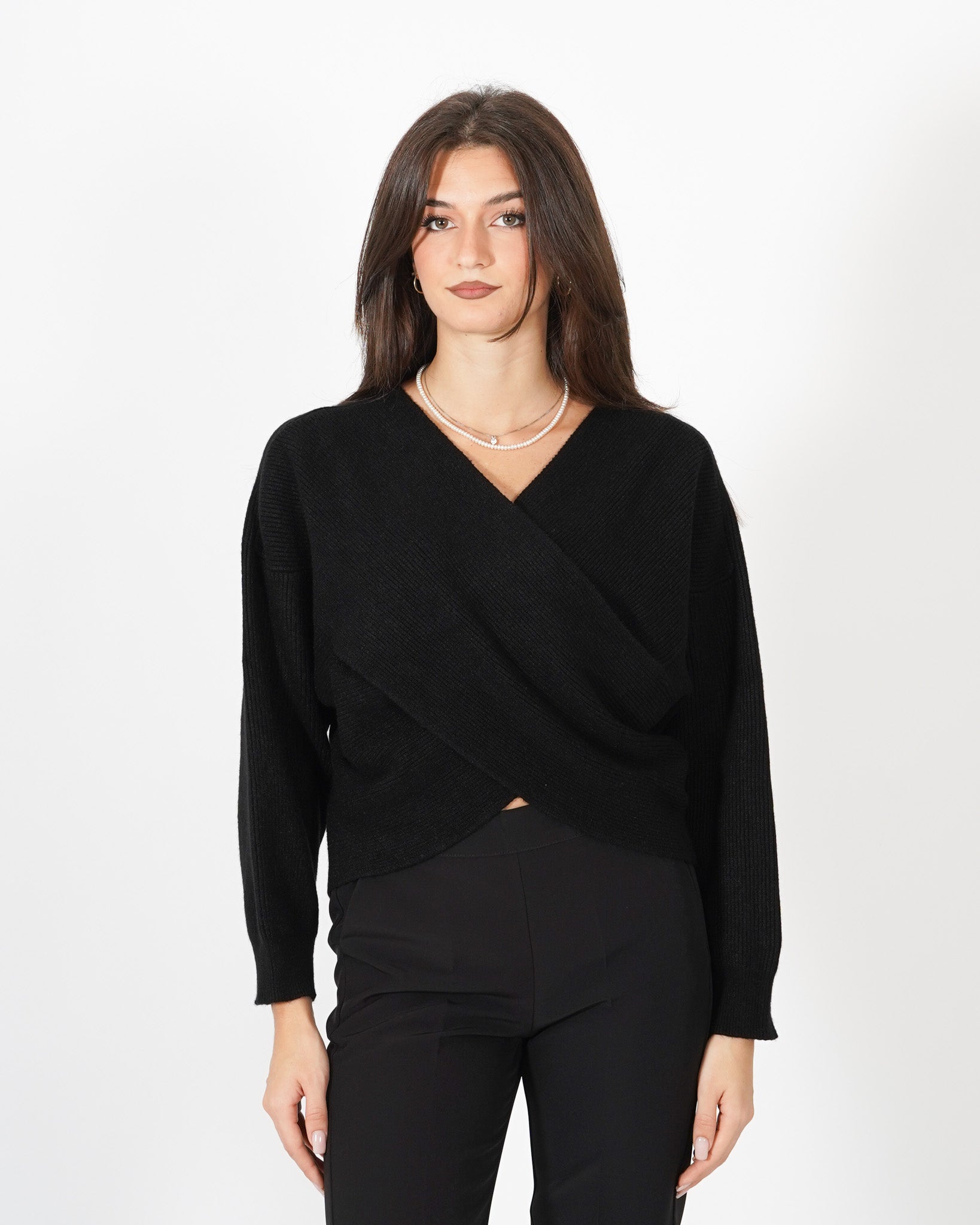 Maglia incrociatina a coste - Dieter Uncategorized - Hope Abbigliamento e Accessori Donna Online