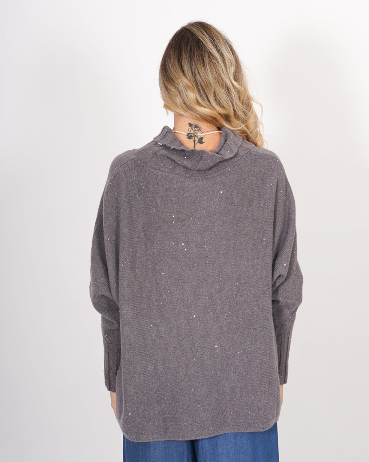 Maglia collo alto con manica a costa - Franz Uncategorized - Hope Abbigliamento e Accessori Donna Online