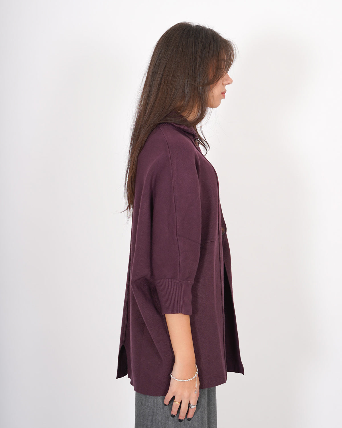 Cardigan collo camionier con bottoni - Yannik Uncategorized - Hope Abbigliamento e Accessori Donna Online