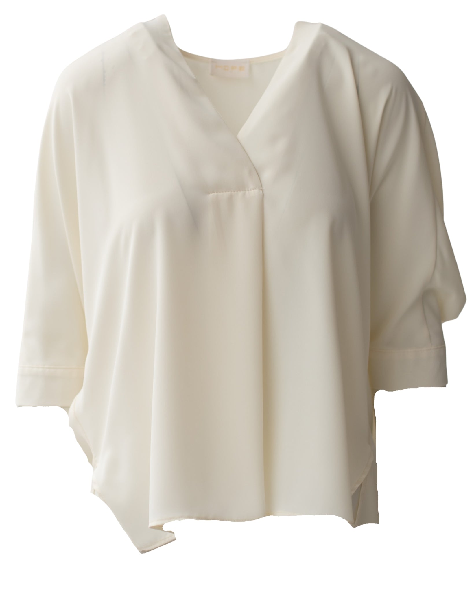 Blusa over scollo a v in mano seta - Corleone