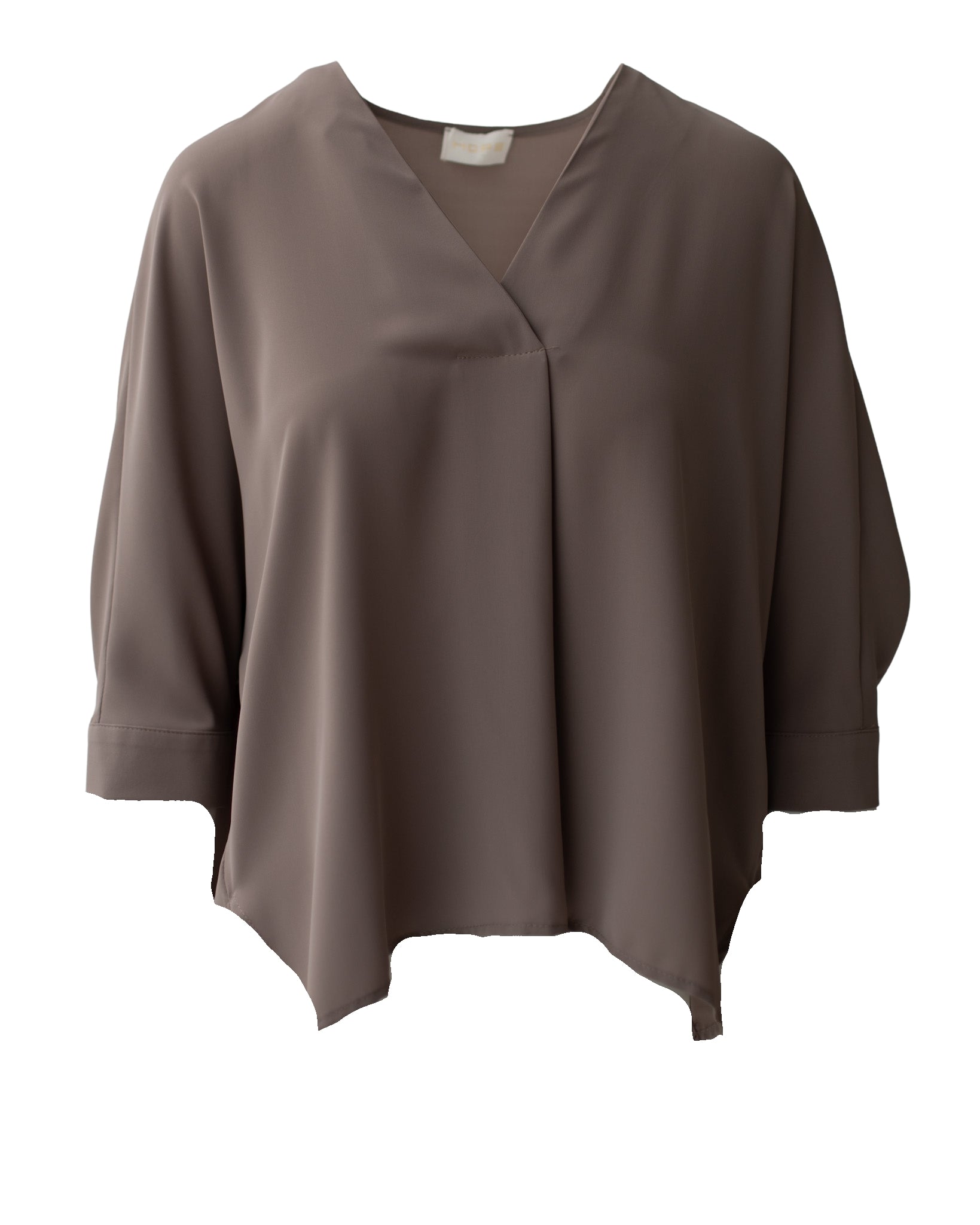 Blusa over scollo a v in mano seta - Corleone