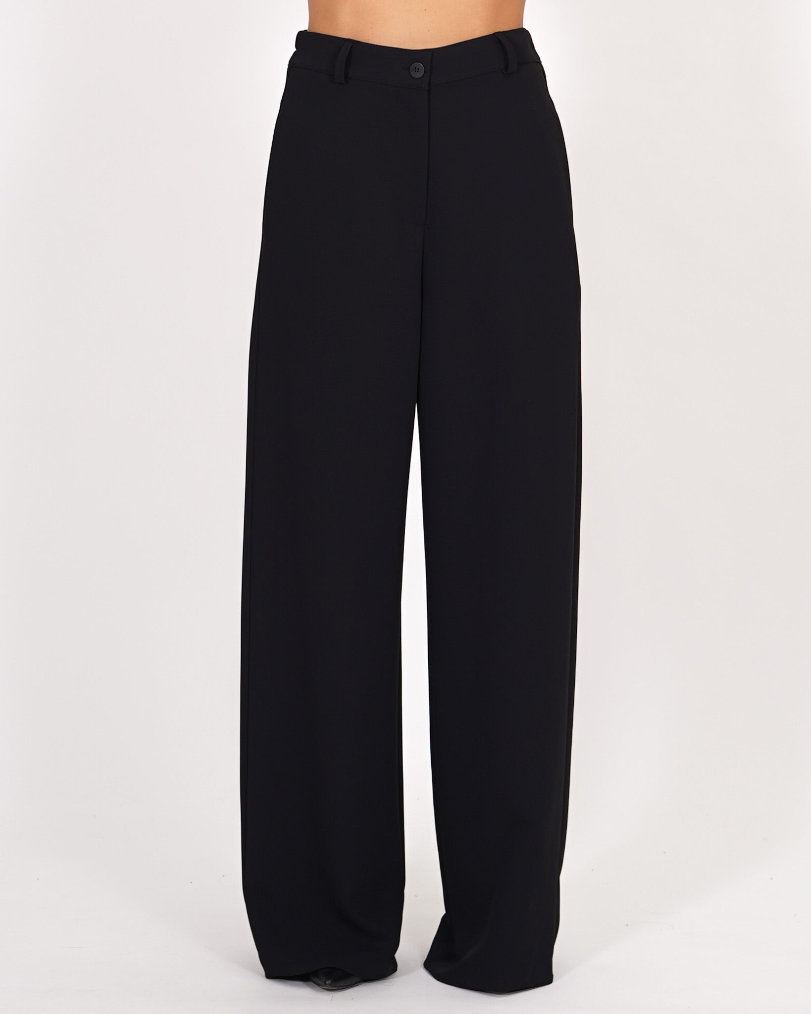 Pantaloni palazzo in cady crepe - New York