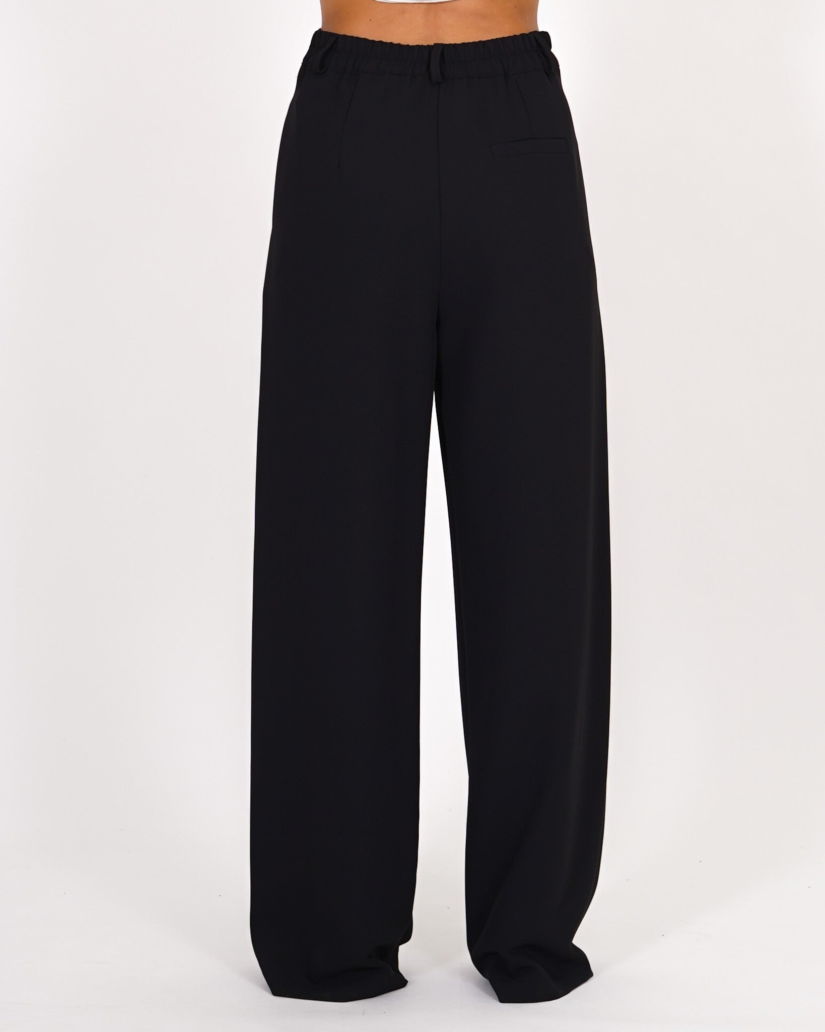 Pantaloni palazzo in cady crepe - New York