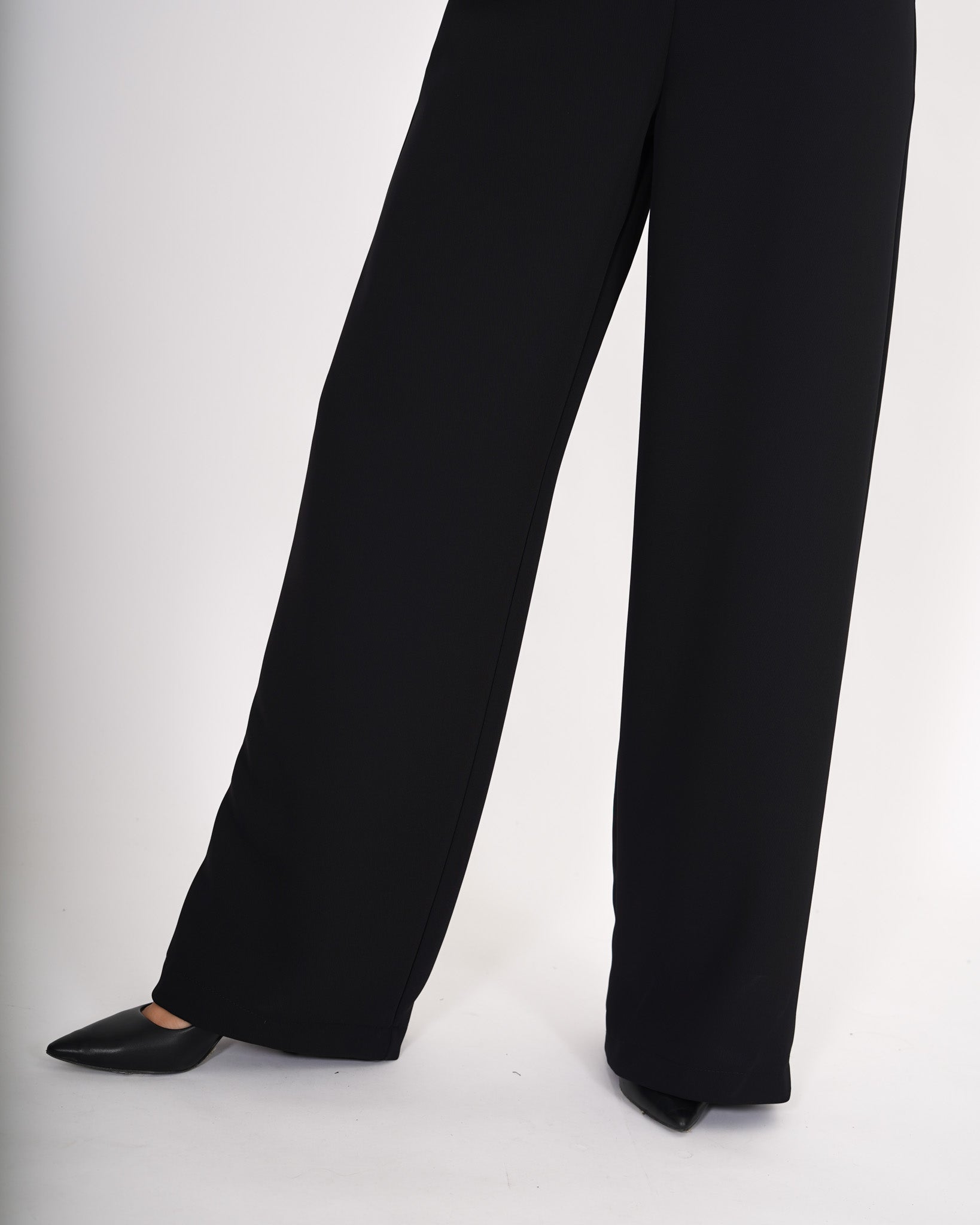 Pantaloni palazzo in cady crepe - New York