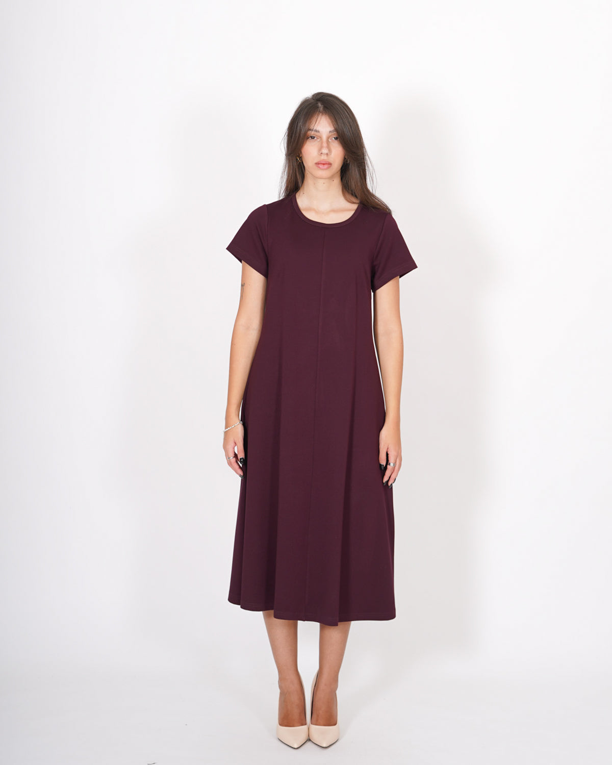 Abito girocollo in mano crepe - Cristobal Uncategorized - Hope Abbigliamento e Accessori Donna Online