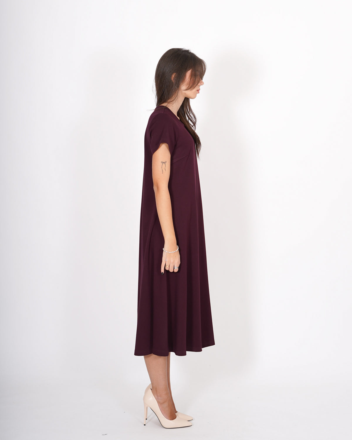 Abito girocollo in mano crepe - Cristobal Uncategorized - Hope Abbigliamento e Accessori Donna Online