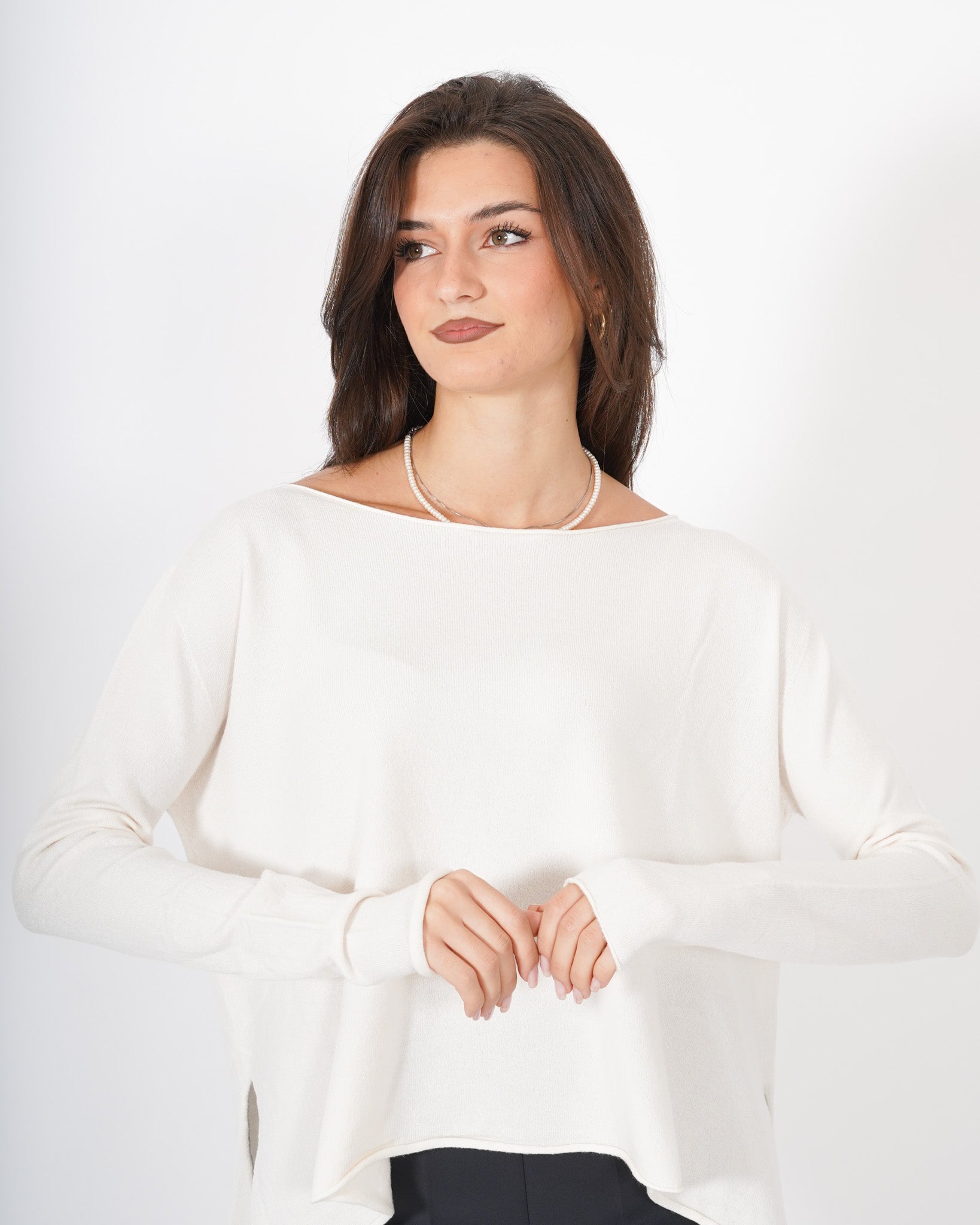 Maglia girocollo basic ampia sul fondo - Austria Uncategorized - Hope Abbigliamento e Accessori Donna Online