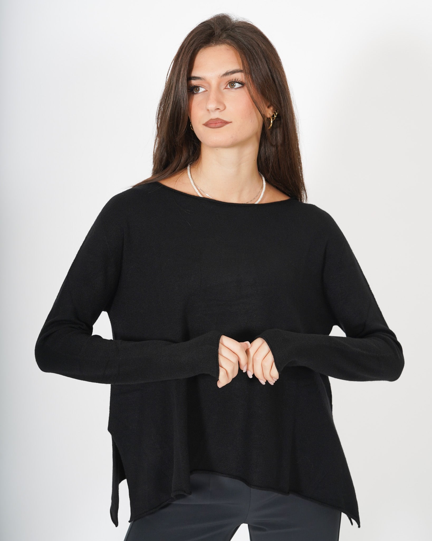 Maglia girocollo basic ampia sul fondo - Austria Uncategorized - Hope Abbigliamento e Accessori Donna Online