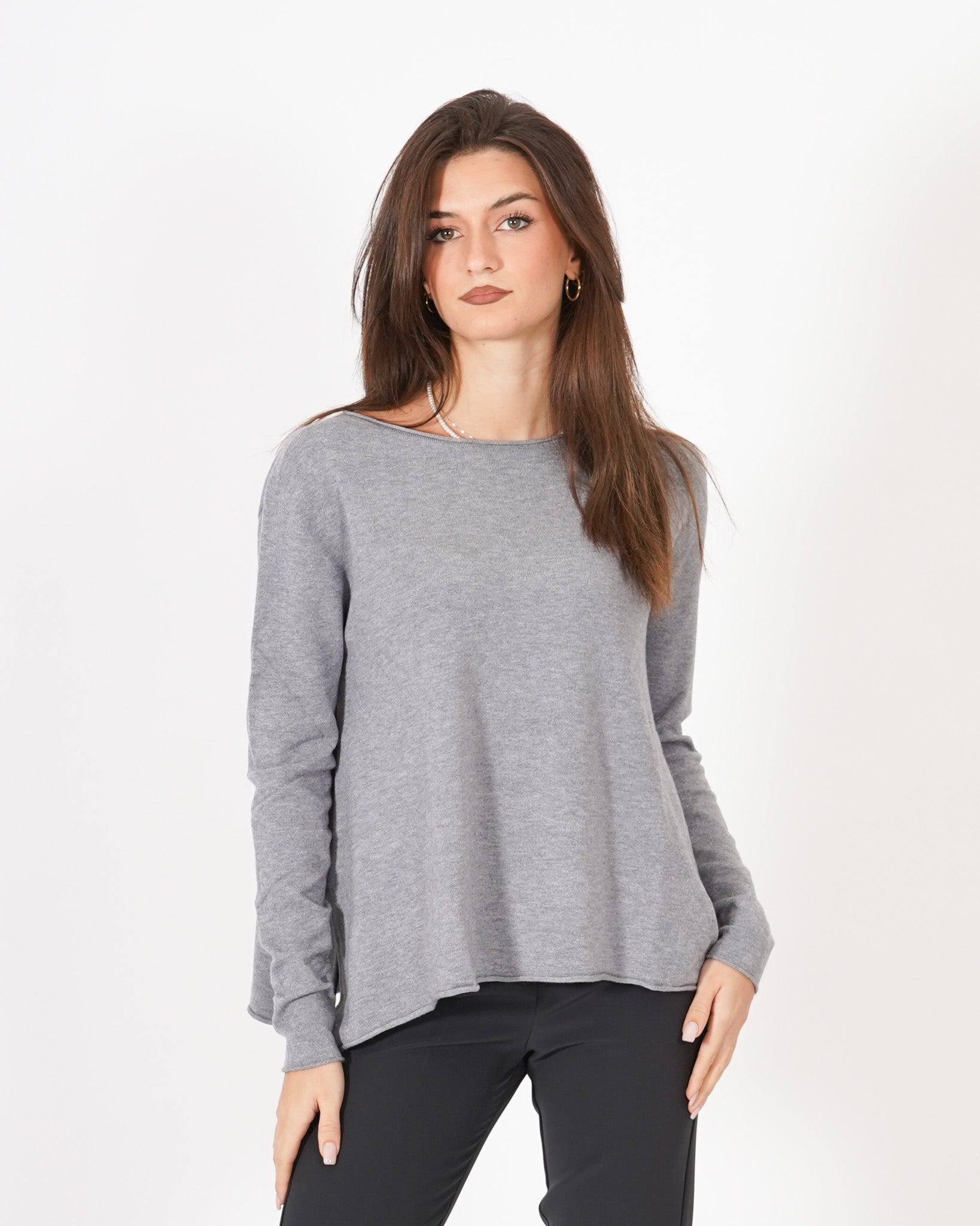 Maglia girocollo basic ampia sul fondo - Austria Uncategorized - Hope Abbigliamento e Accessori Donna Online