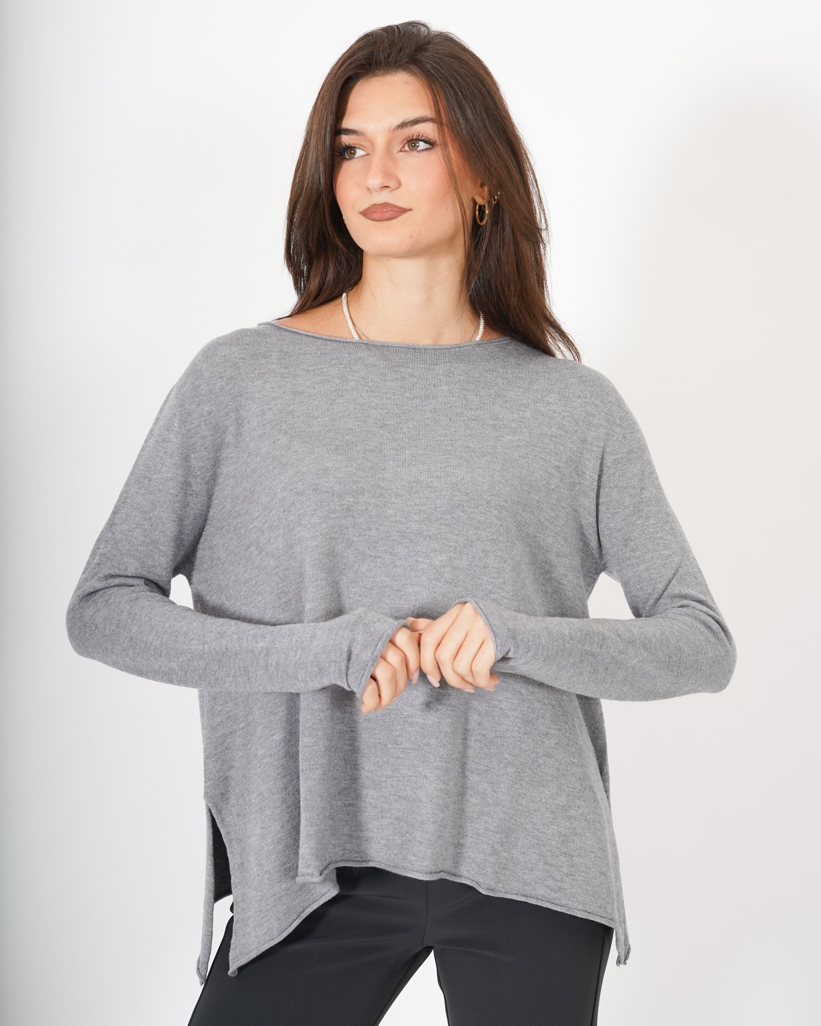 Maglia girocollo basic ampia sul fondo - Austria Uncategorized - Hope Abbigliamento e Accessori Donna Online