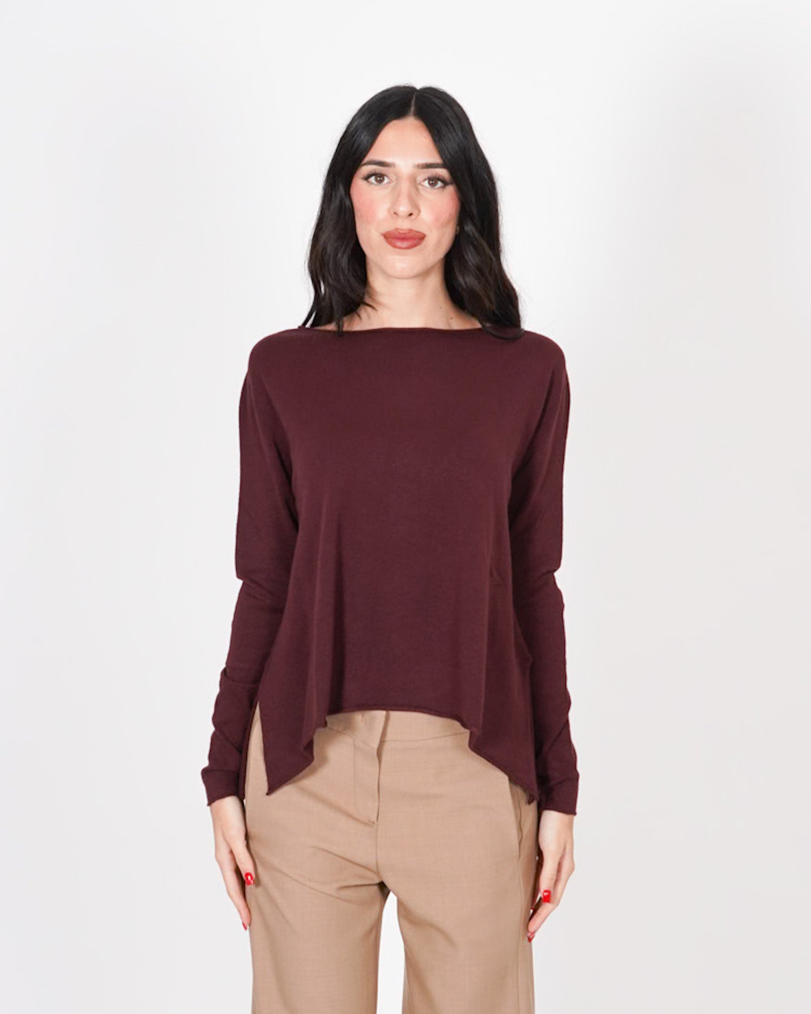 Maglia girocollo basic ampia sul fondo - Austria Uncategorized - Hope Abbigliamento e Accessori Donna Online