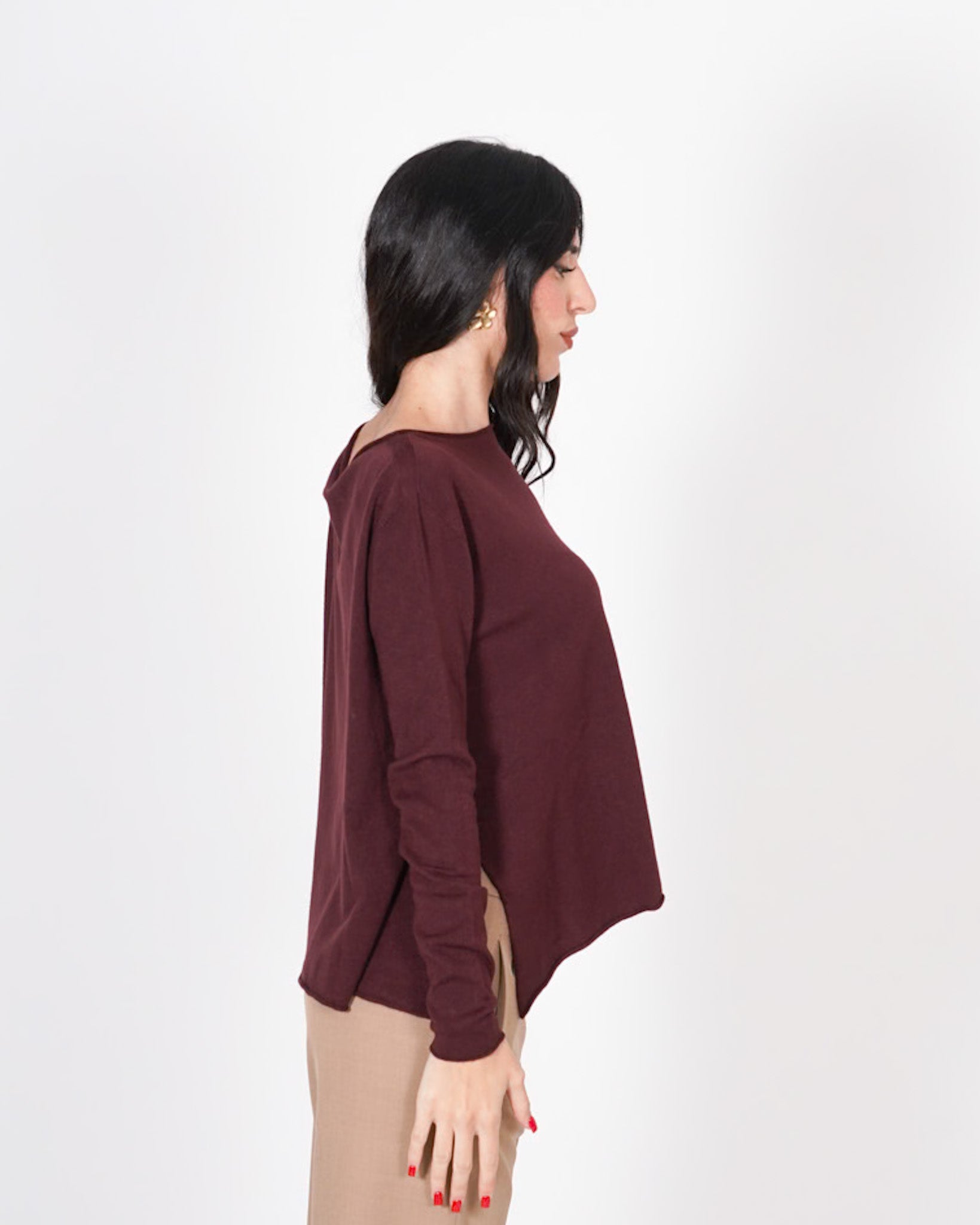 Maglia girocollo basic ampia sul fondo - Austria Uncategorized - Hope Abbigliamento e Accessori Donna Online