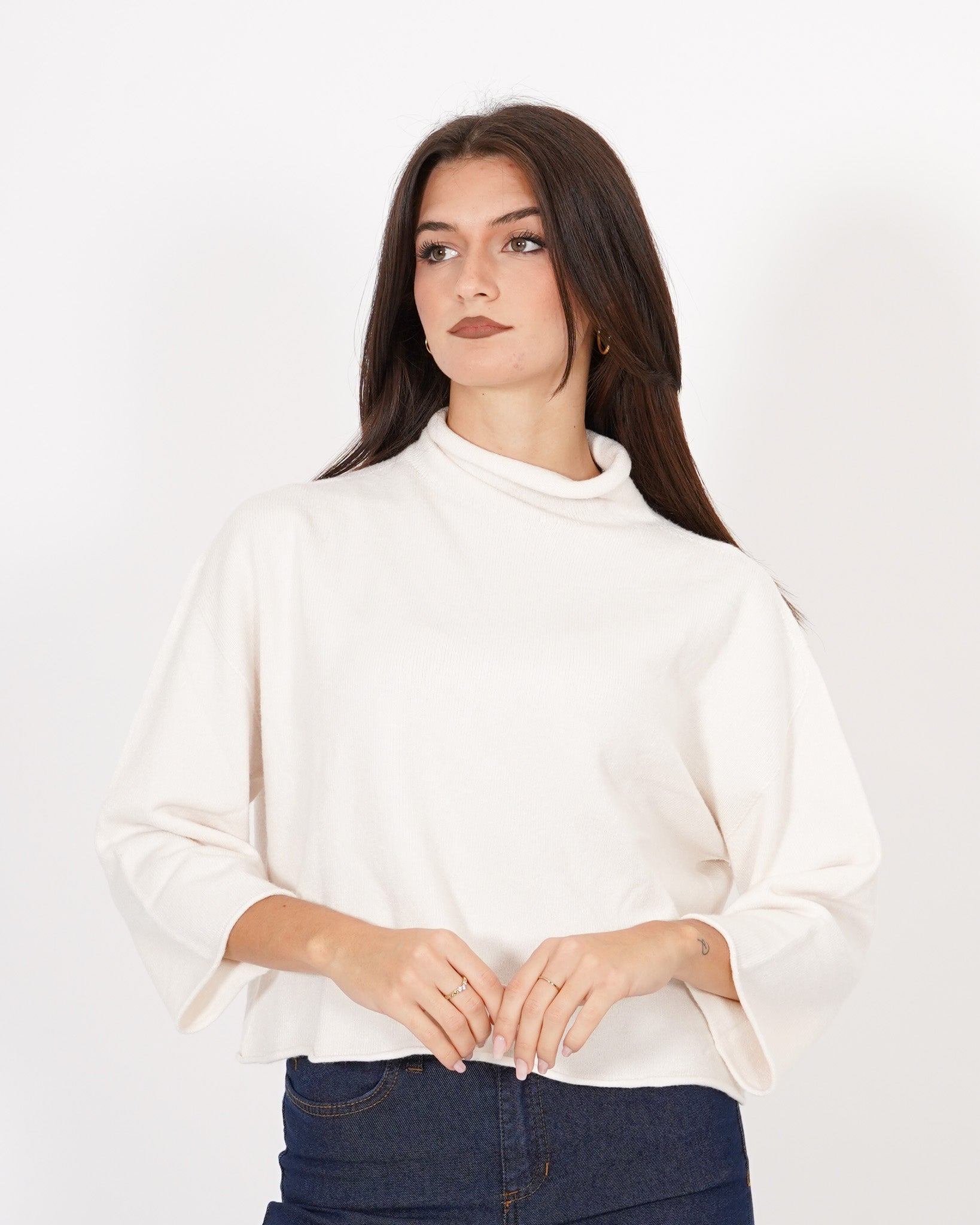 Maglia collo alto in mano viscosa - Bradipo Uncategorized - Hope Abbigliamento e Accessori Donna Online