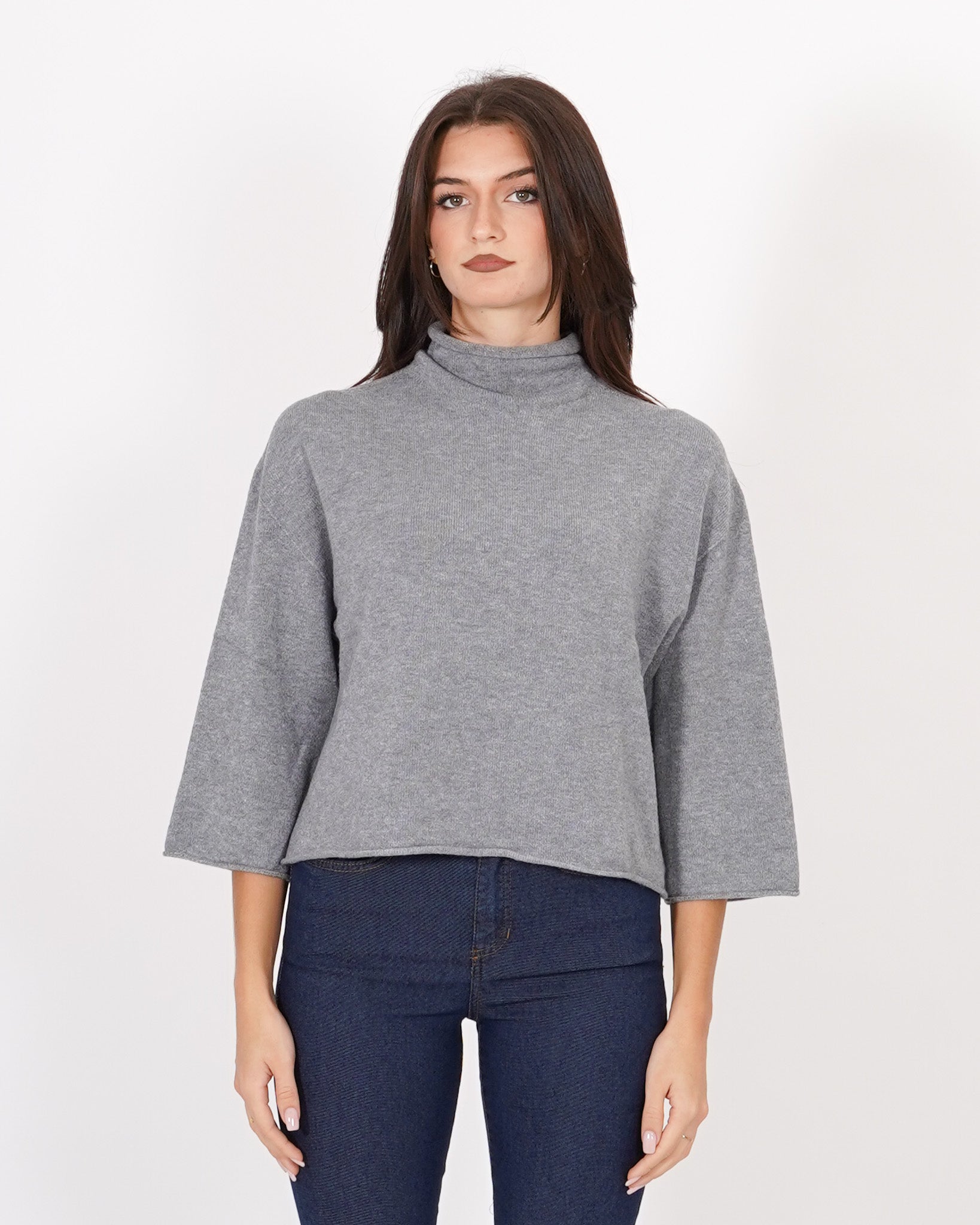 Maglia collo alto in mano viscosa - Bradipo Uncategorized - Hope Abbigliamento e Accessori Donna Online