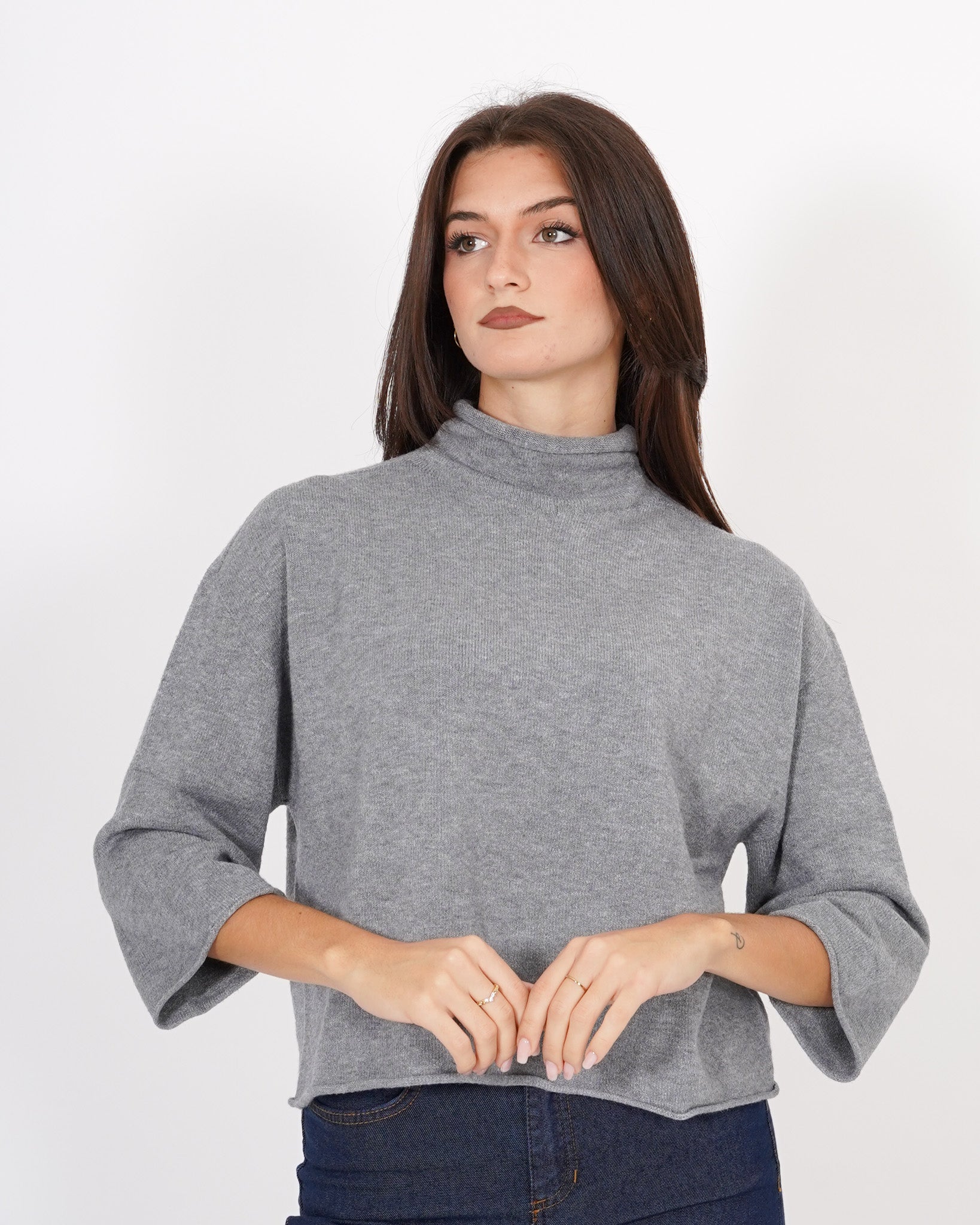 Maglia collo alto in mano viscosa - Bradipo Uncategorized - Hope Abbigliamento e Accessori Donna Online