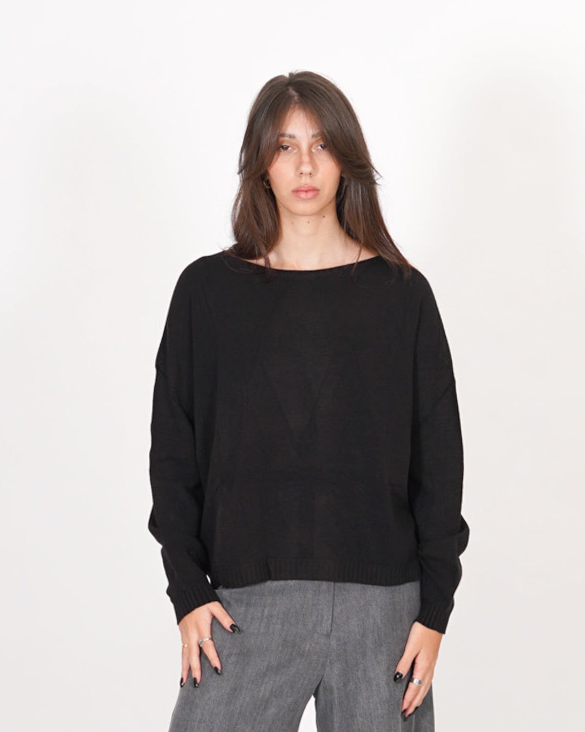 Maglia girocollo in mano lana- Nigeria Uncategorized - Hope Abbigliamento e Accessori Donna Online