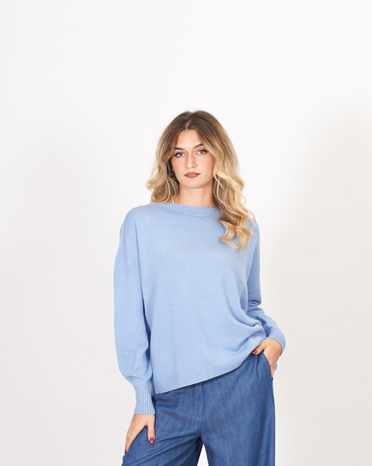 Maglia girocollo in mano lana- Nigeria Uncategorized - Hope Abbigliamento e Accessori Donna Online