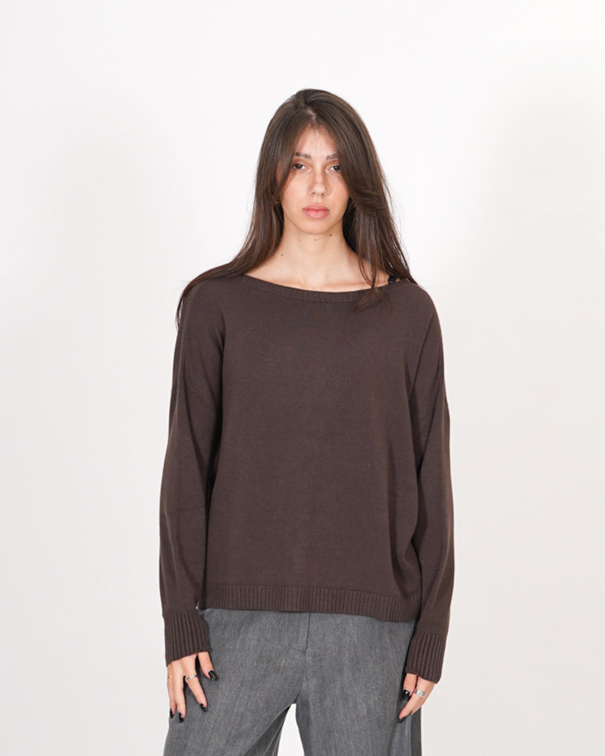 Maglia girocollo in mano lana- Nigeria Uncategorized - Hope Abbigliamento e Accessori Donna Online