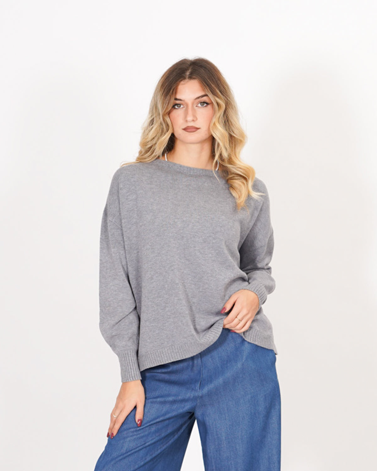 Maglia girocollo in mano lana- Nigeria Uncategorized - Hope Abbigliamento e Accessori Donna Online