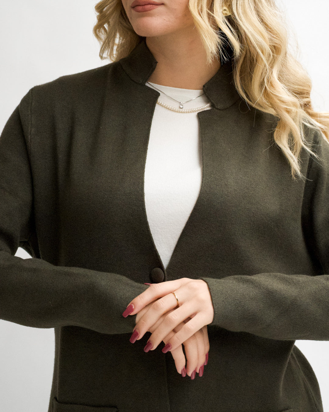 Cardigan in maglia con un bottone - Marocco Uncategorized - Hope Abbigliamento e Accessori Donna Online