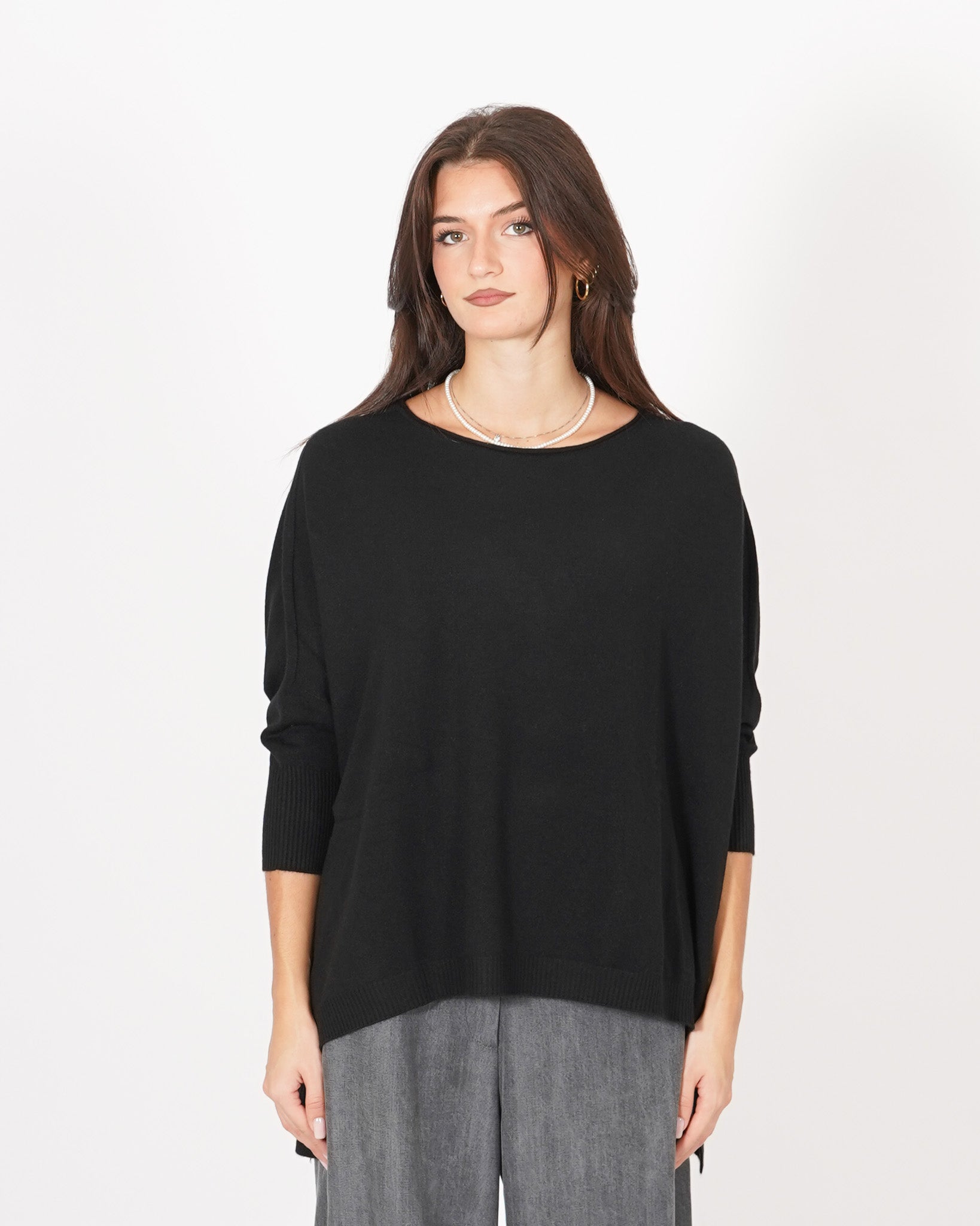 Maglia girocollo over - Capesante Uncategorized - Hope Abbigliamento e Accessori Donna Online