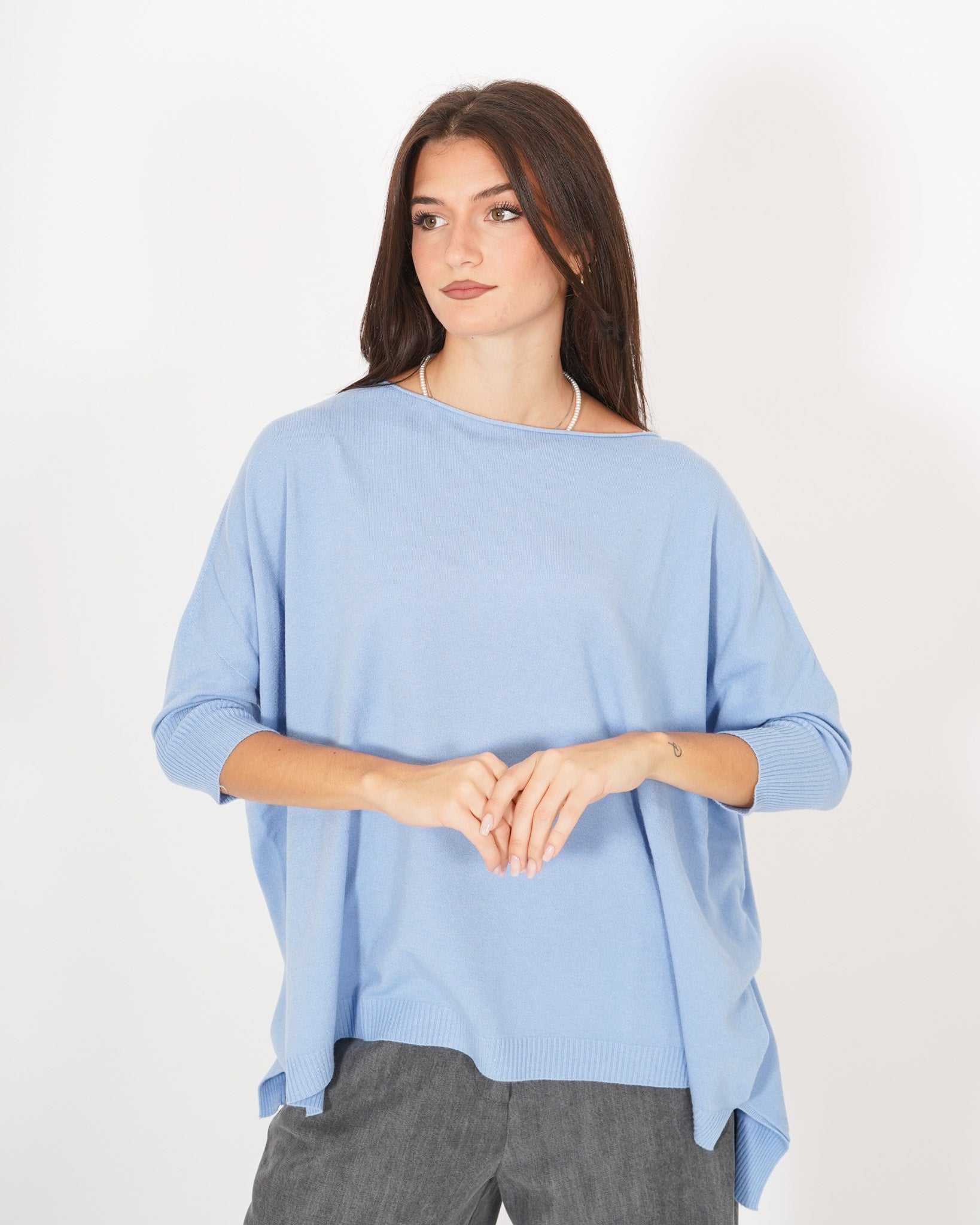 Maglia girocollo over - Capesante Uncategorized - Hope Abbigliamento e Accessori Donna Online