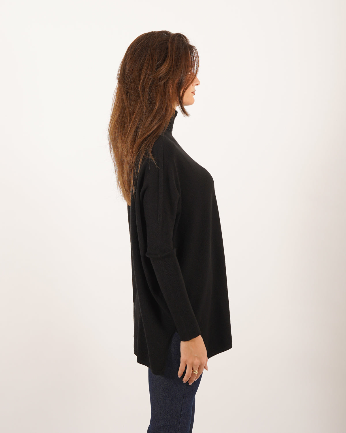 Maglia over collo alto in mano viscosa - Tellina Uncategorized - Hope Abbigliamento e Accessori Donna Online