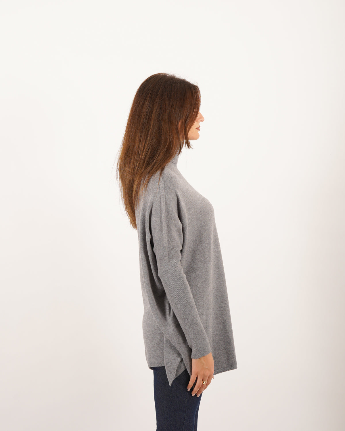 Maglia over collo alto in mano viscosa - Tellina Uncategorized - Hope Abbigliamento e Accessori Donna Online