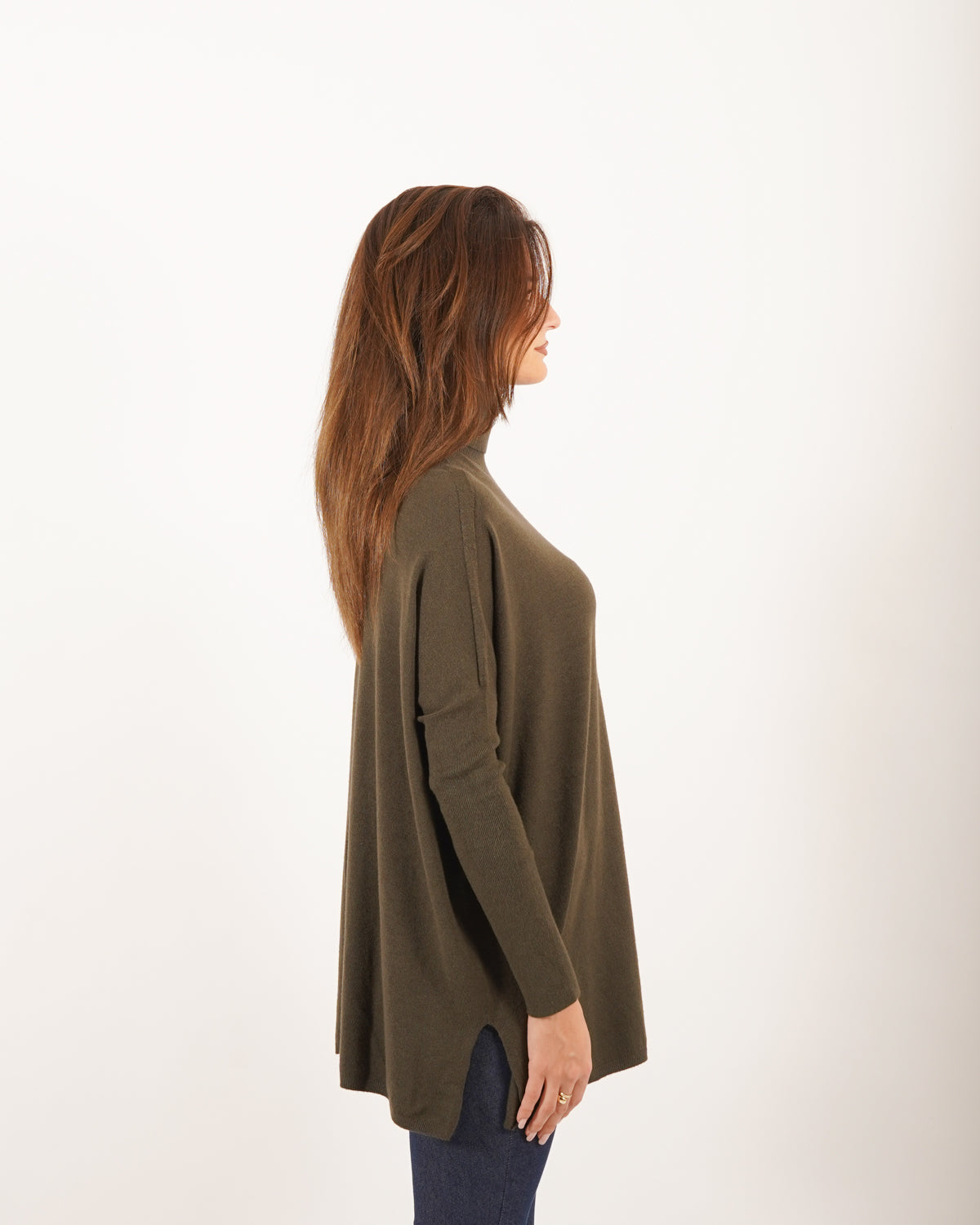 Maglia over collo alto in mano viscosa - Tellina Uncategorized - Hope Abbigliamento e Accessori Donna Online