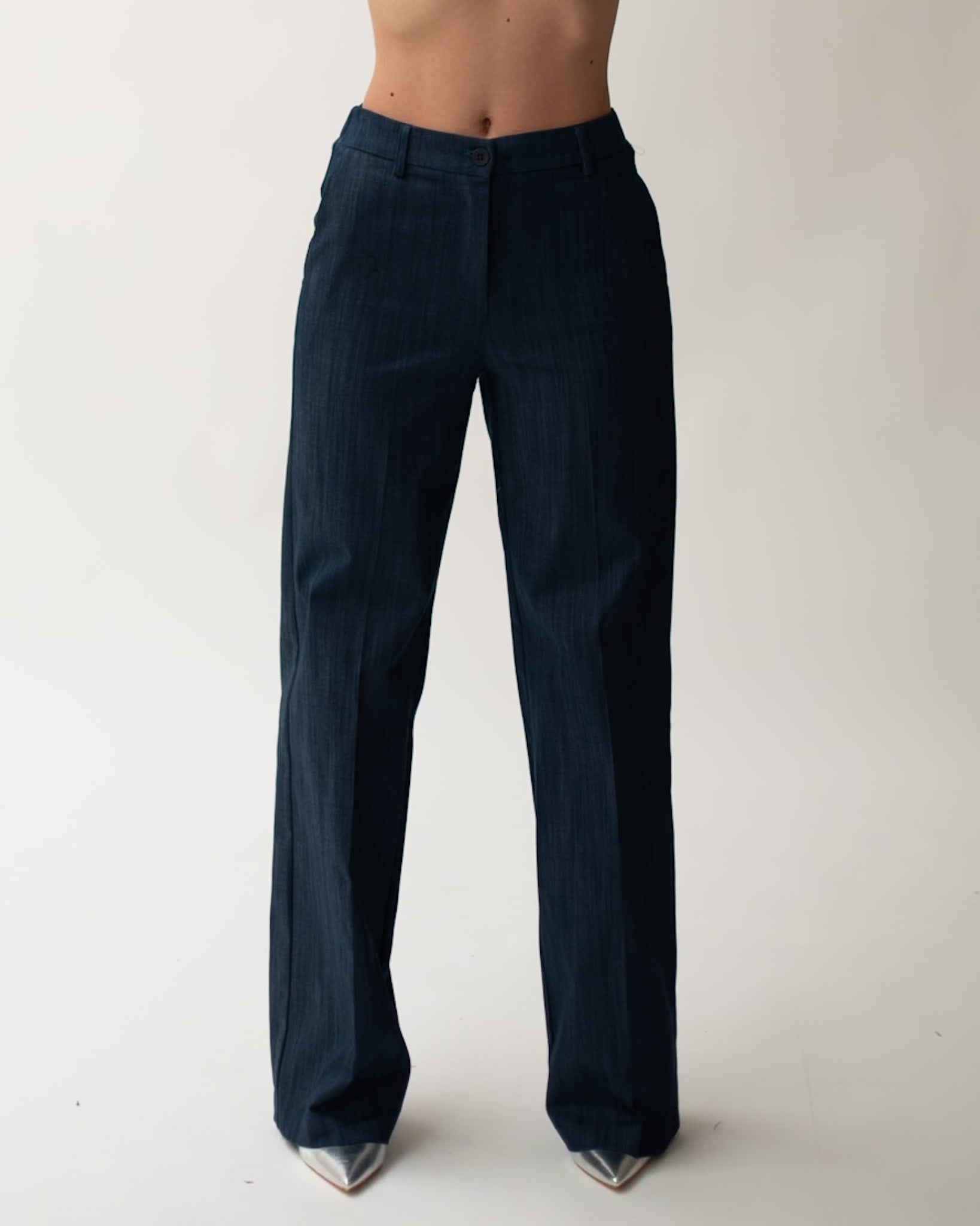 Pantaloni taglio jeans in denim stretch - Talanga