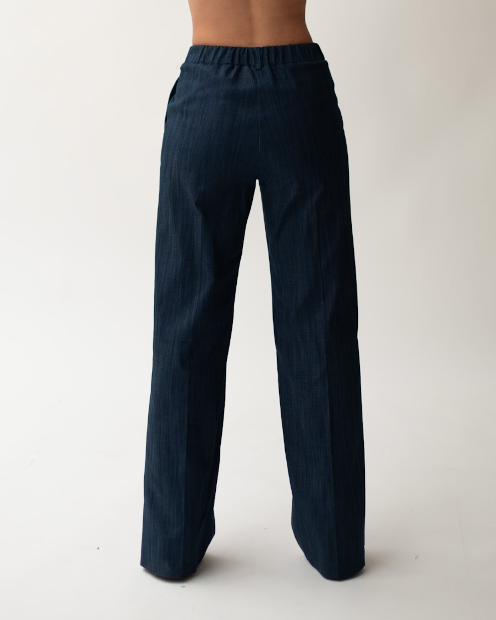 Pantaloni taglio jeans in denim stretch - Talanga