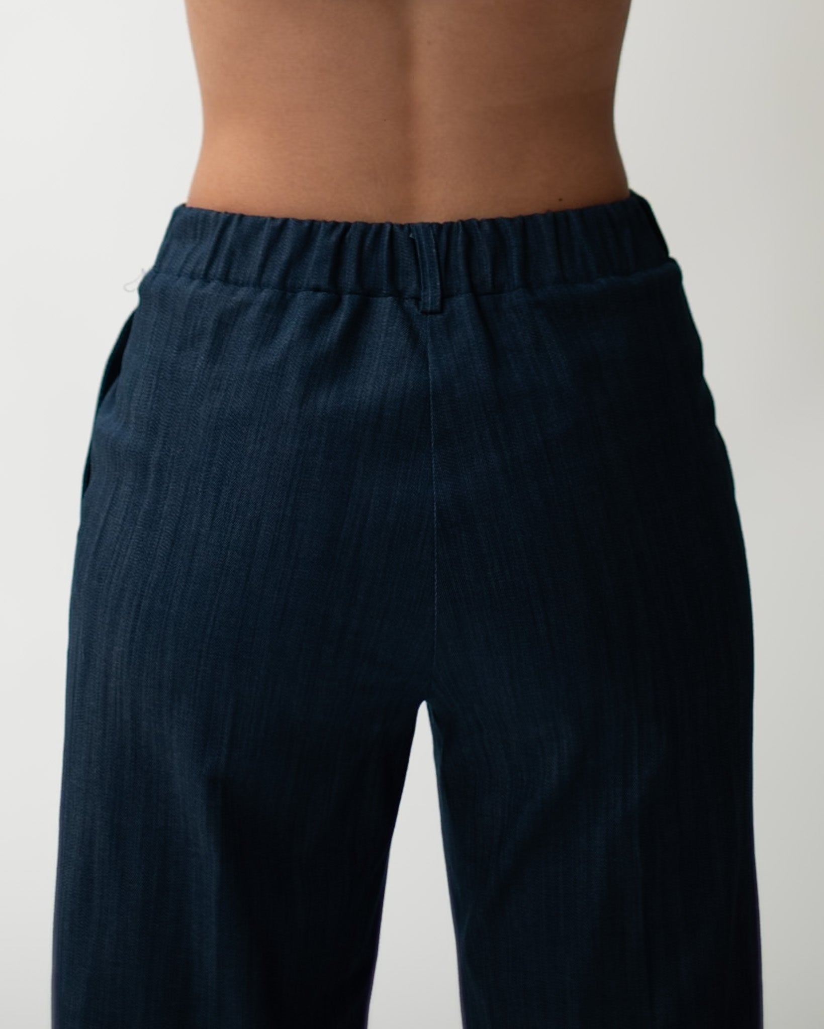 Pantaloni taglio jeans in denim stretch - Talanga