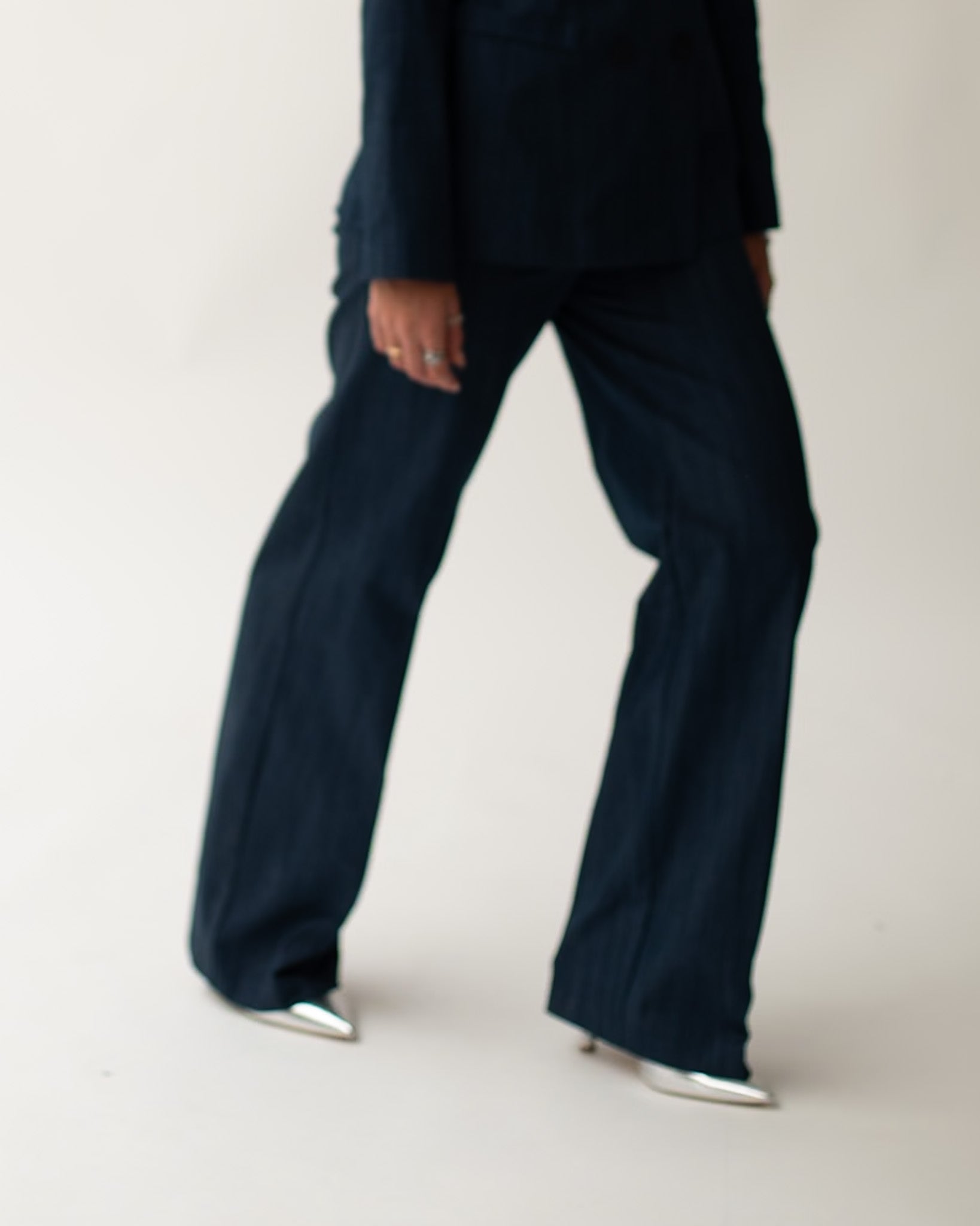 Pantaloni taglio jeans in denim stretch - Talanga