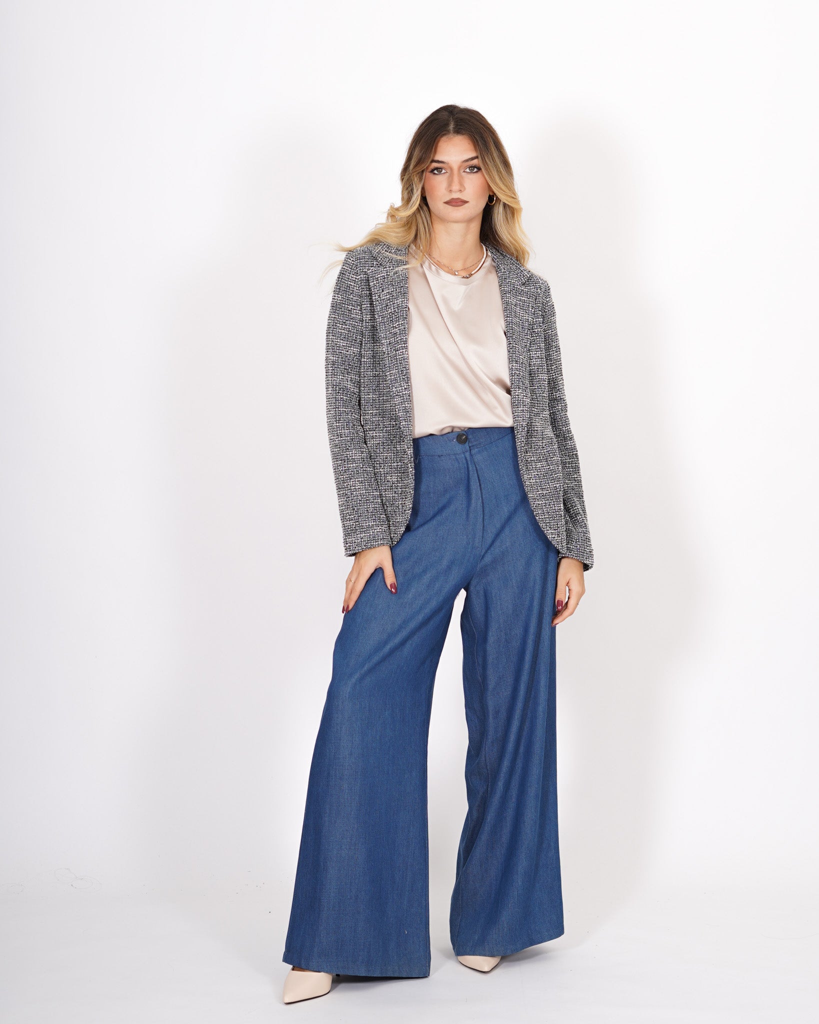 Giacca aperta slim fit in tessuto bouclé - Willis Uncategorized - Hope Abbigliamento e Accessori Donna Online