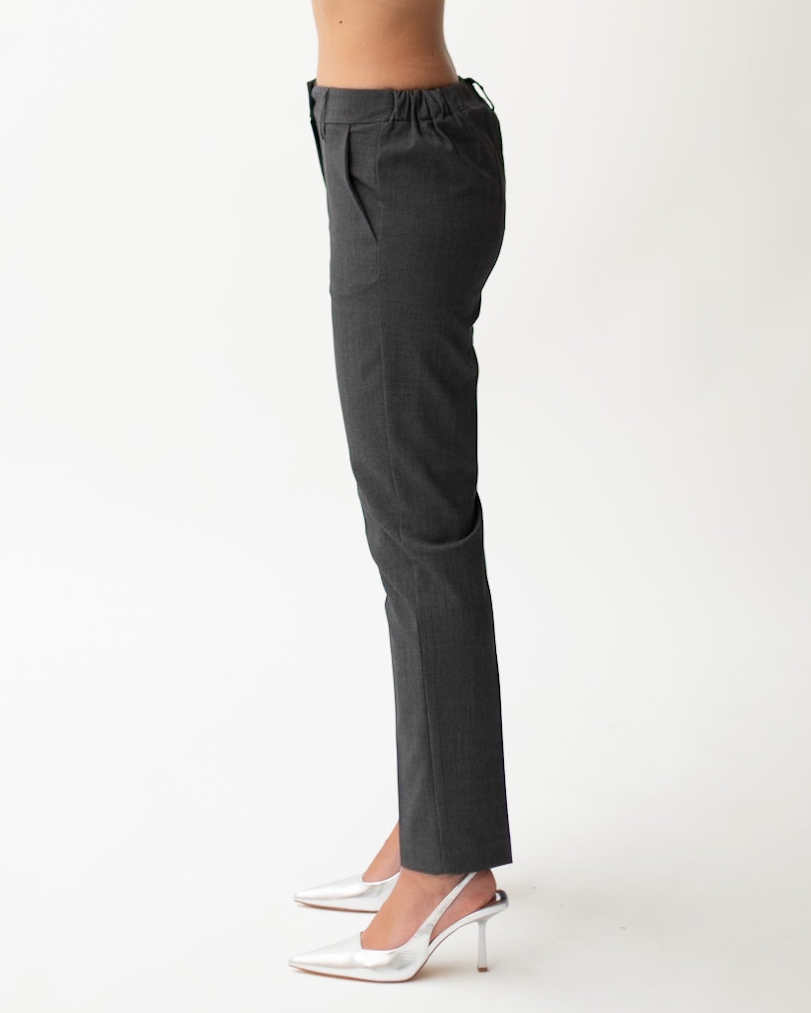 Pantaloni slim fit in fresco lana - Aremogna Uncategorized - Hope Abbigliamento e Accessori Donna Online