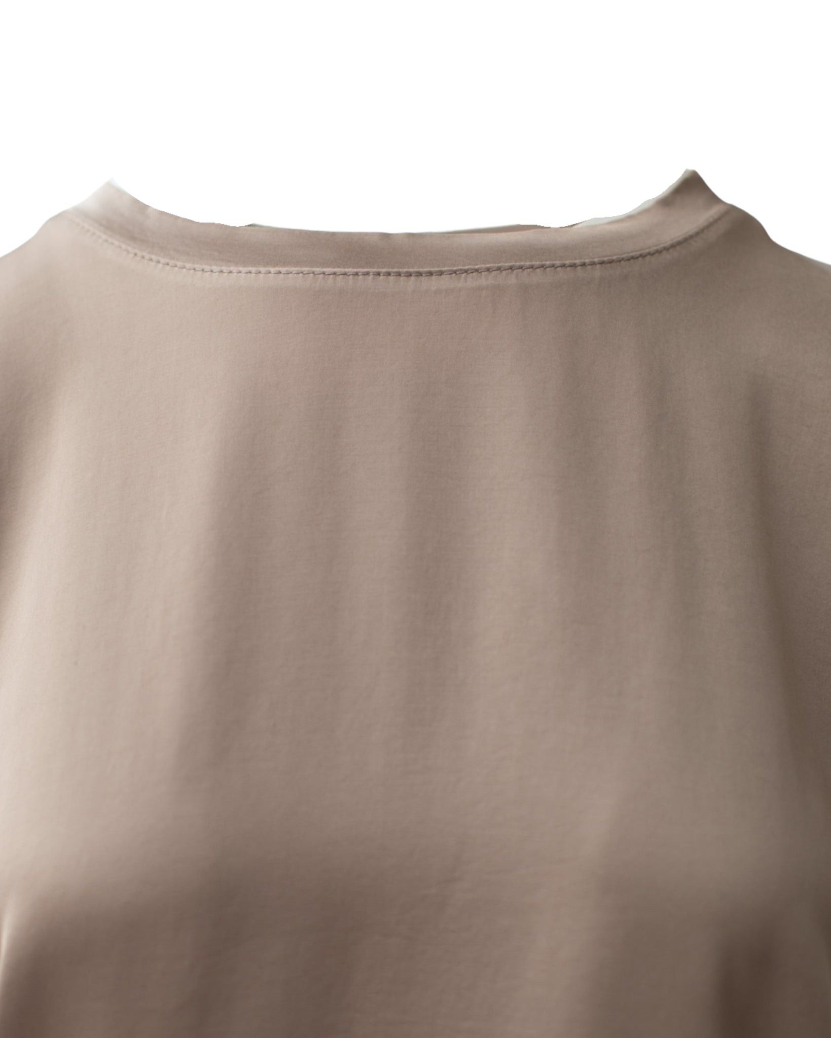 Blusa girocollo mezza manica in raso - Rewill