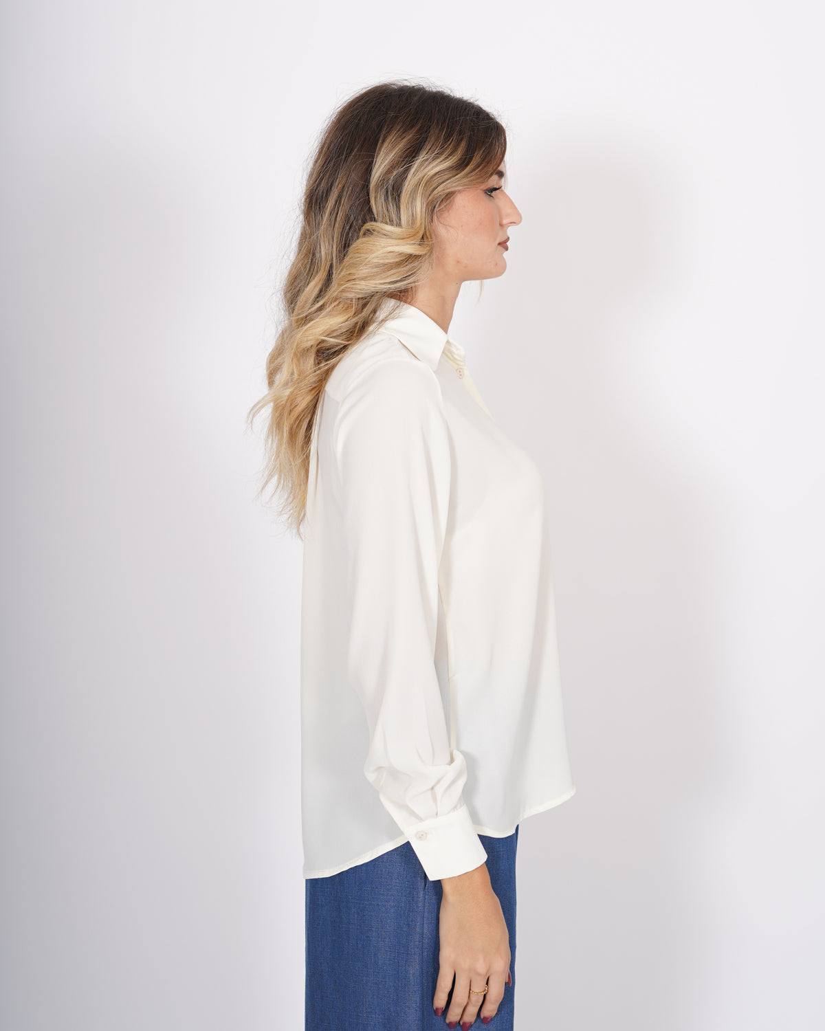 Camicia mezza abbottonatura in georgette - Serrano Uncategorized - Hope Abbigliamento e Accessori Donna Online