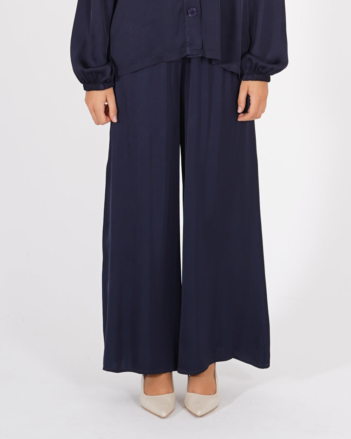 Pantaloni palazzo in raso - Kepler Uncategorized - Hope Abbigliamento e Accessori Donna Online