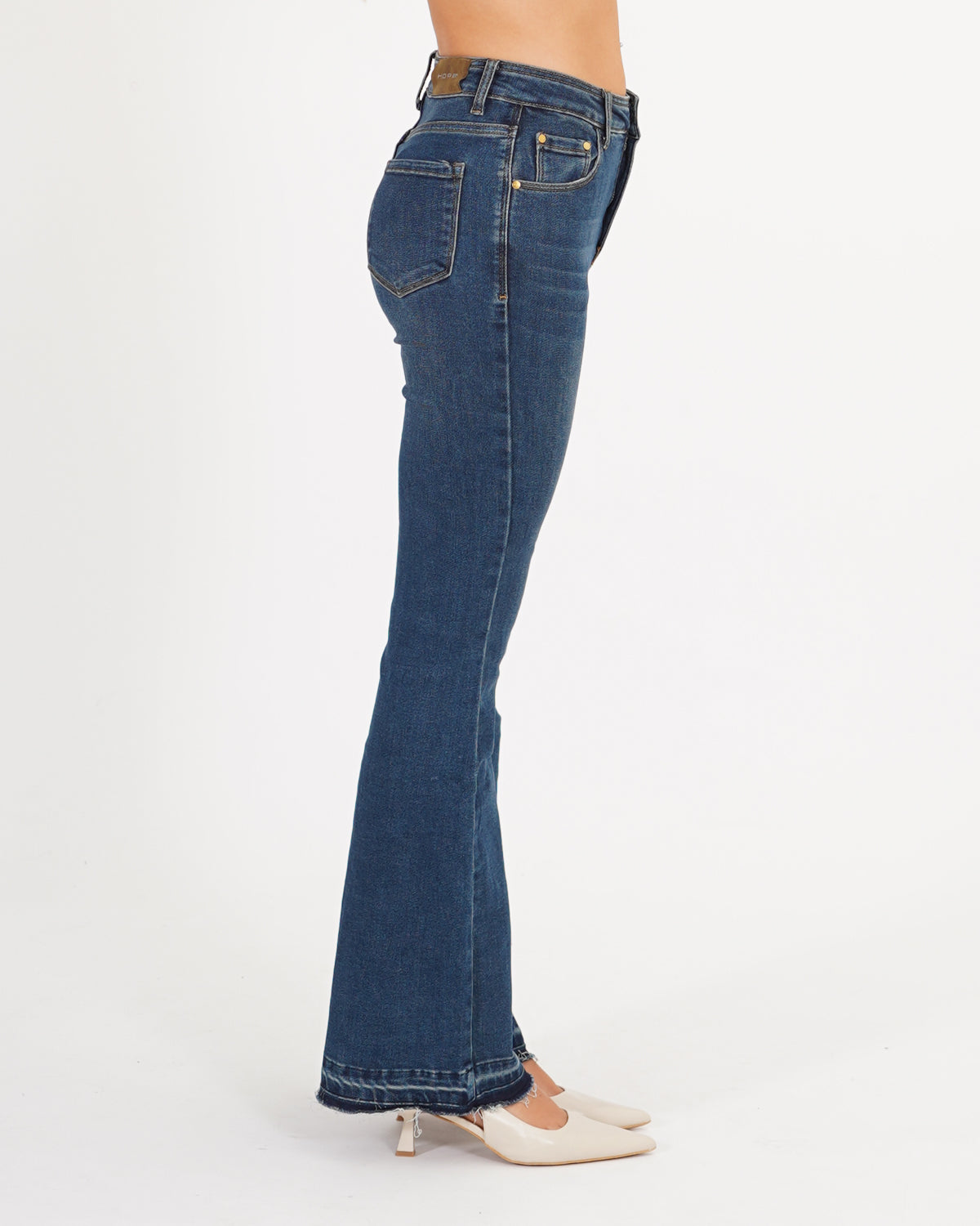 Jeans stretch a zampa con vita regolare - Anguissa Uncategorized - Hope Abbigliamento e Accessori Donna Online