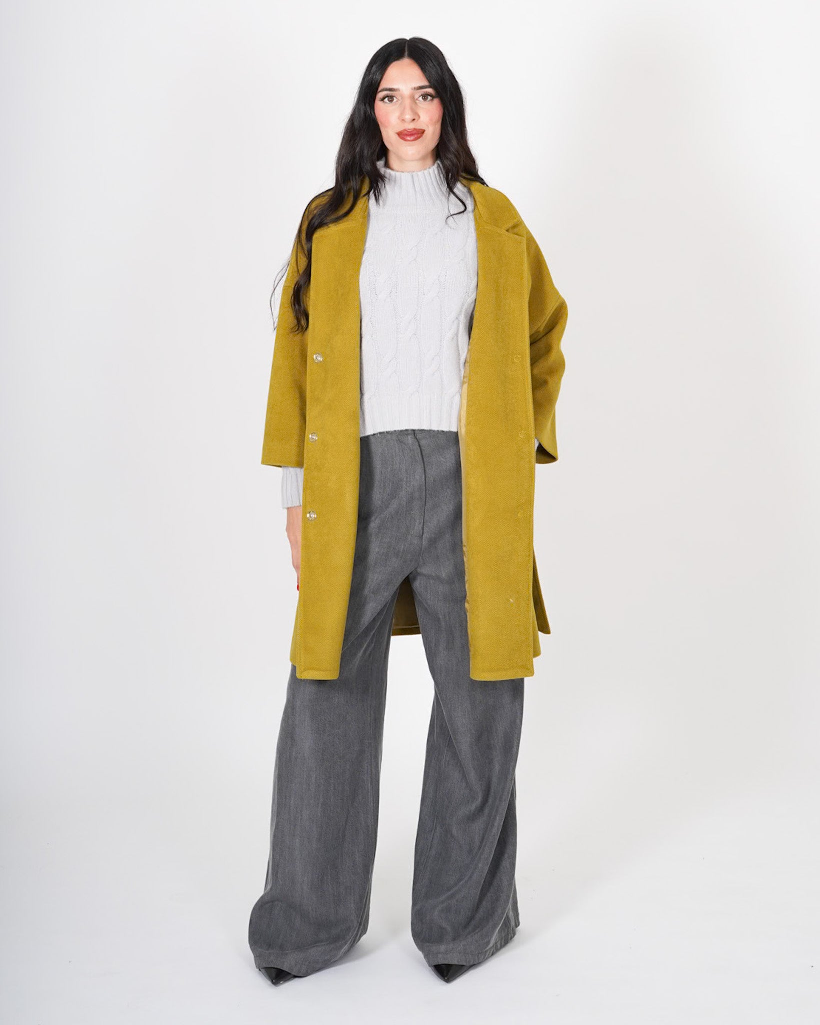 Cappotto con cintura removibile effetto vestaglia - Chianti Uncategorized - Hope Abbigliamento e Accessori Donna Online