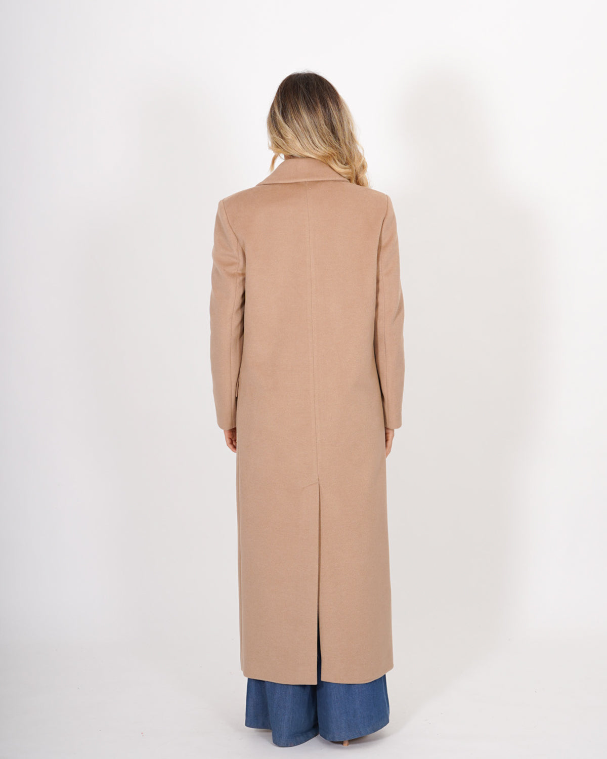 Cappotto lungo monopetto in mano lana - Beatrice Uncategorized - Hope Abbigliamento e Accessori Donna Online