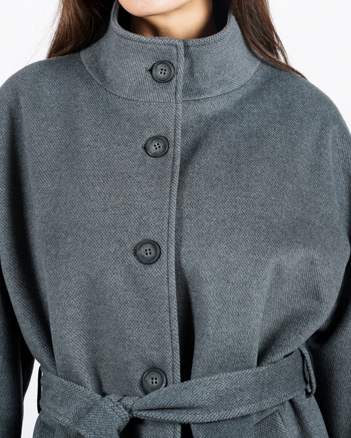 Cappotto sfiancato con collo alto - Brunello Uncategorized - Hope Abbigliamento e Accessori Donna Online