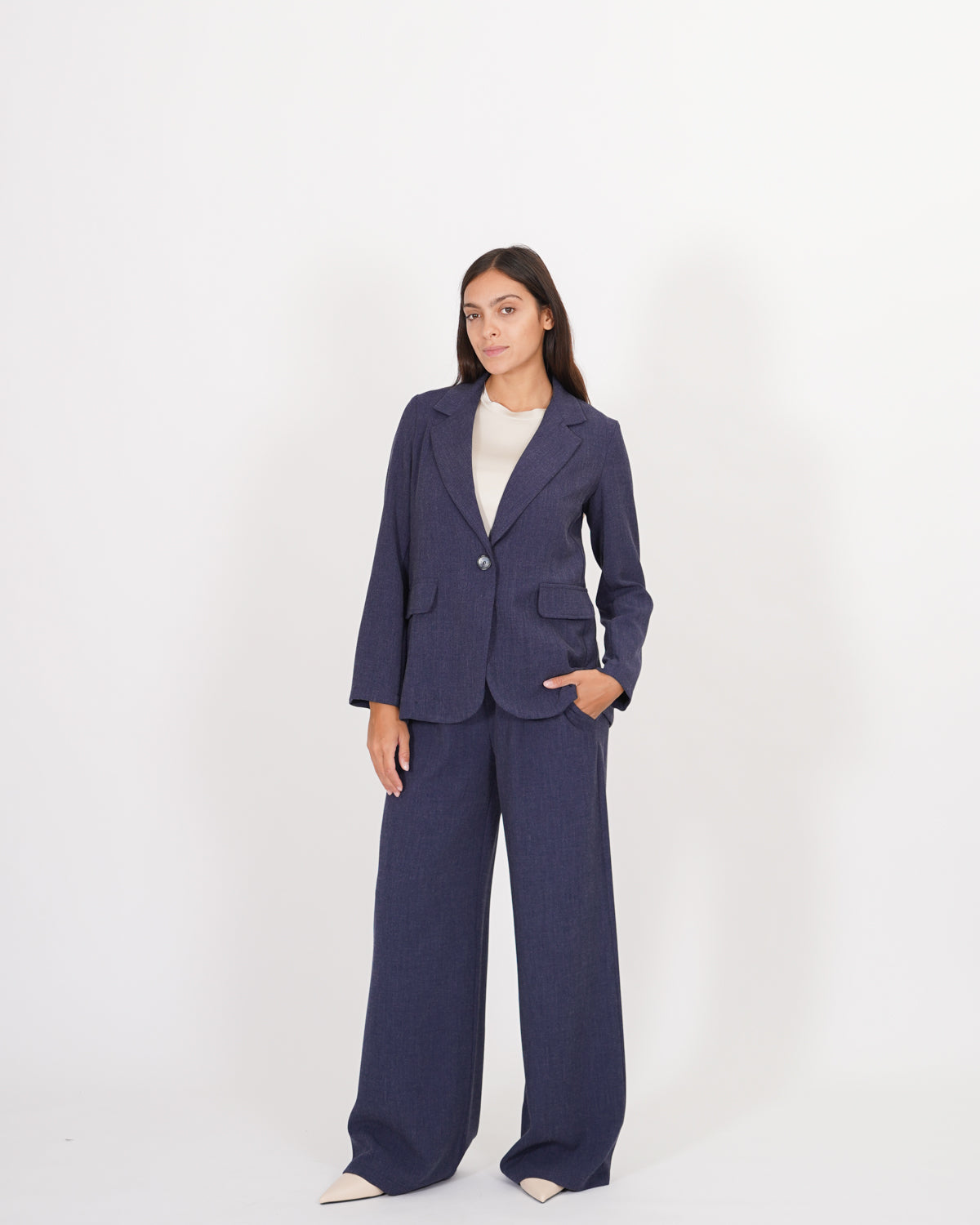 Pantaloni palazzo vita alta con elastico - Trump Uncategorized - Hope Abbigliamento e Accessori Donna Online