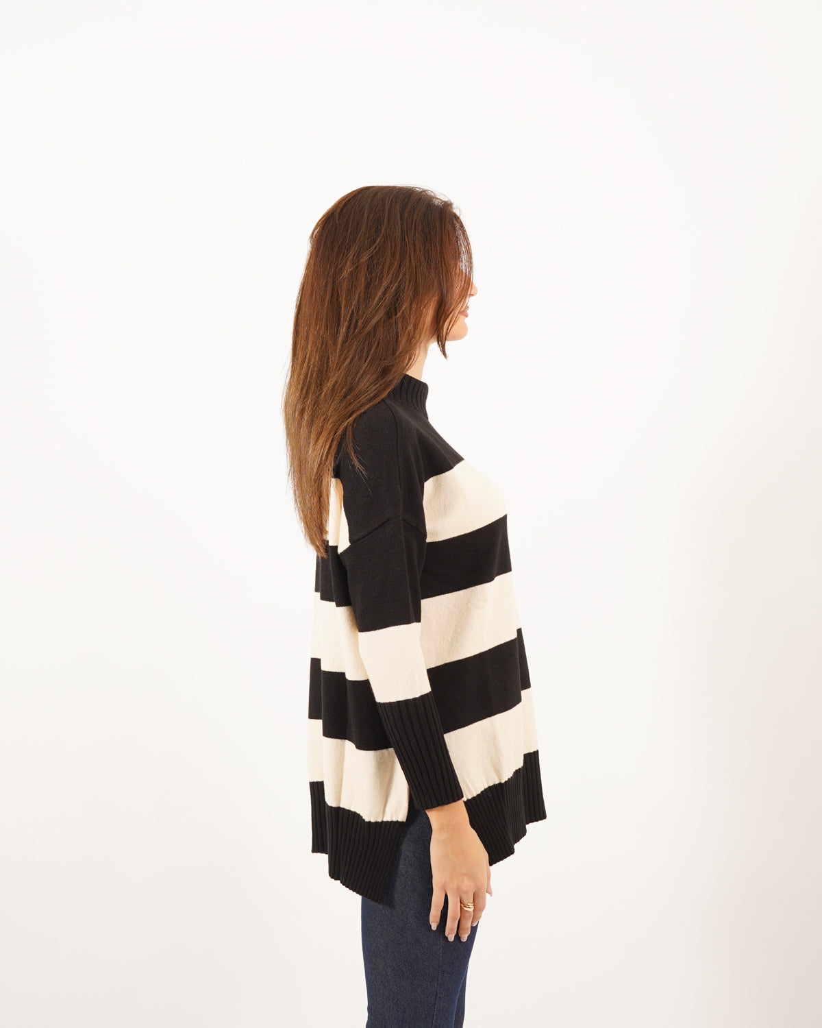 Maglia collo alto a righe - Yepes Uncategorized - Hope Abbigliamento e Accessori Donna Online