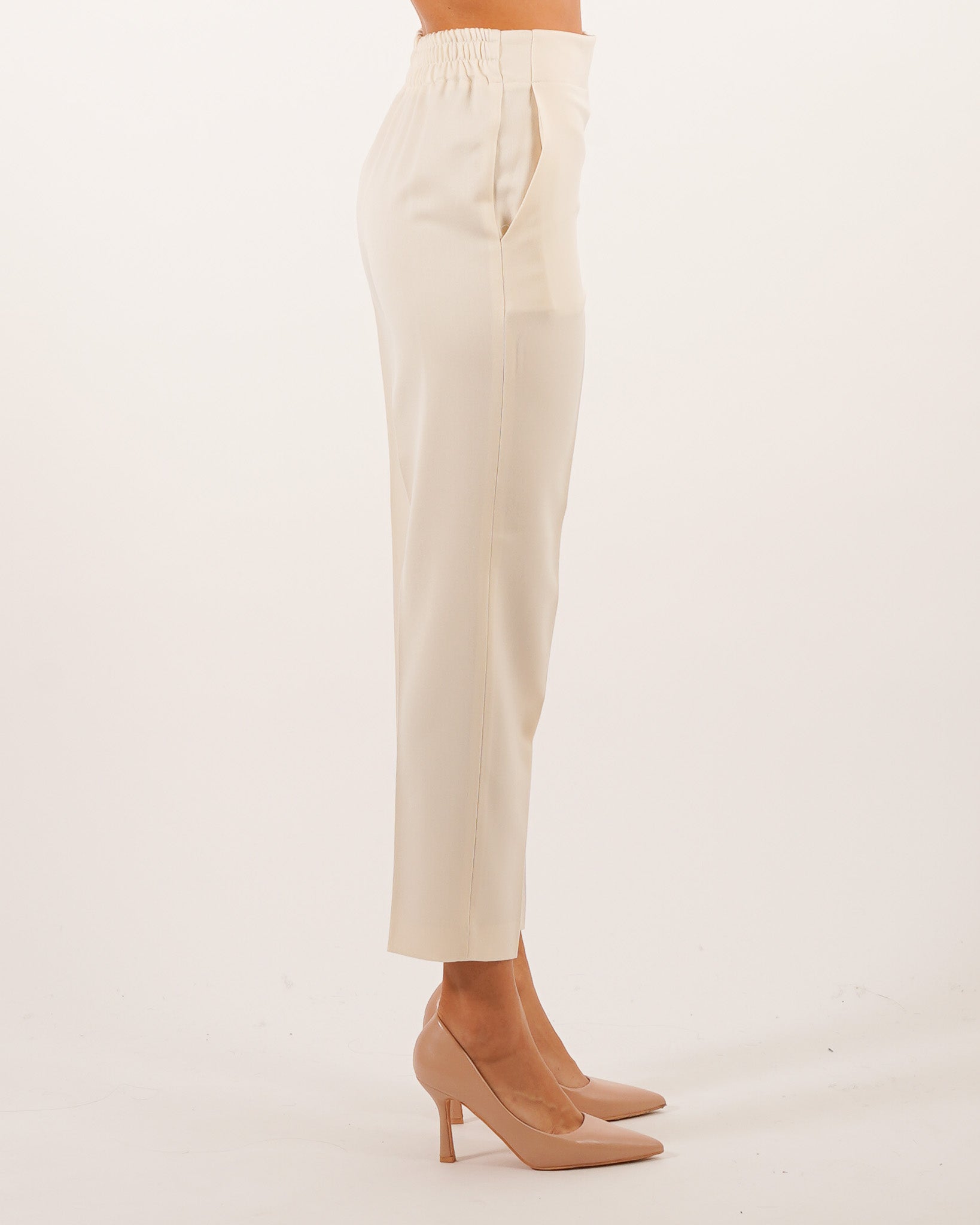 Pantaloni slim fit con elastico in fresco lana - Narva Uncategorized - Hope Abbigliamento e Accessori Donna Online