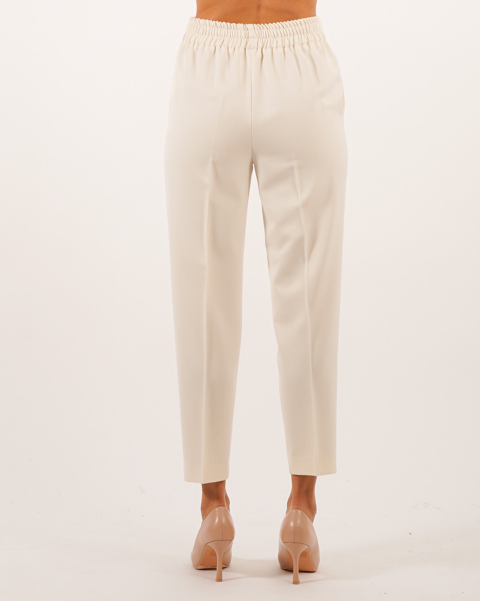 Pantaloni slim fit con elastico in fresco lana - Narva Uncategorized - Hope Abbigliamento e Accessori Donna Online