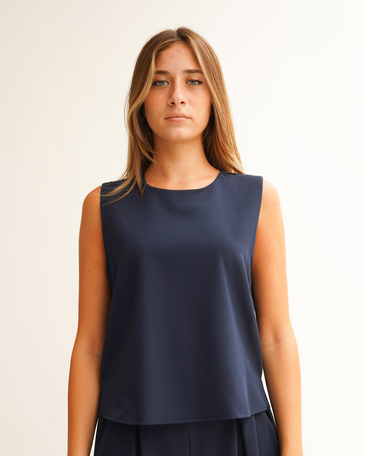 Coordinato smanicato in tessuto manofredda - Cabrini Uncategorized - Hope Abbigliamento e Accessori Donna Online