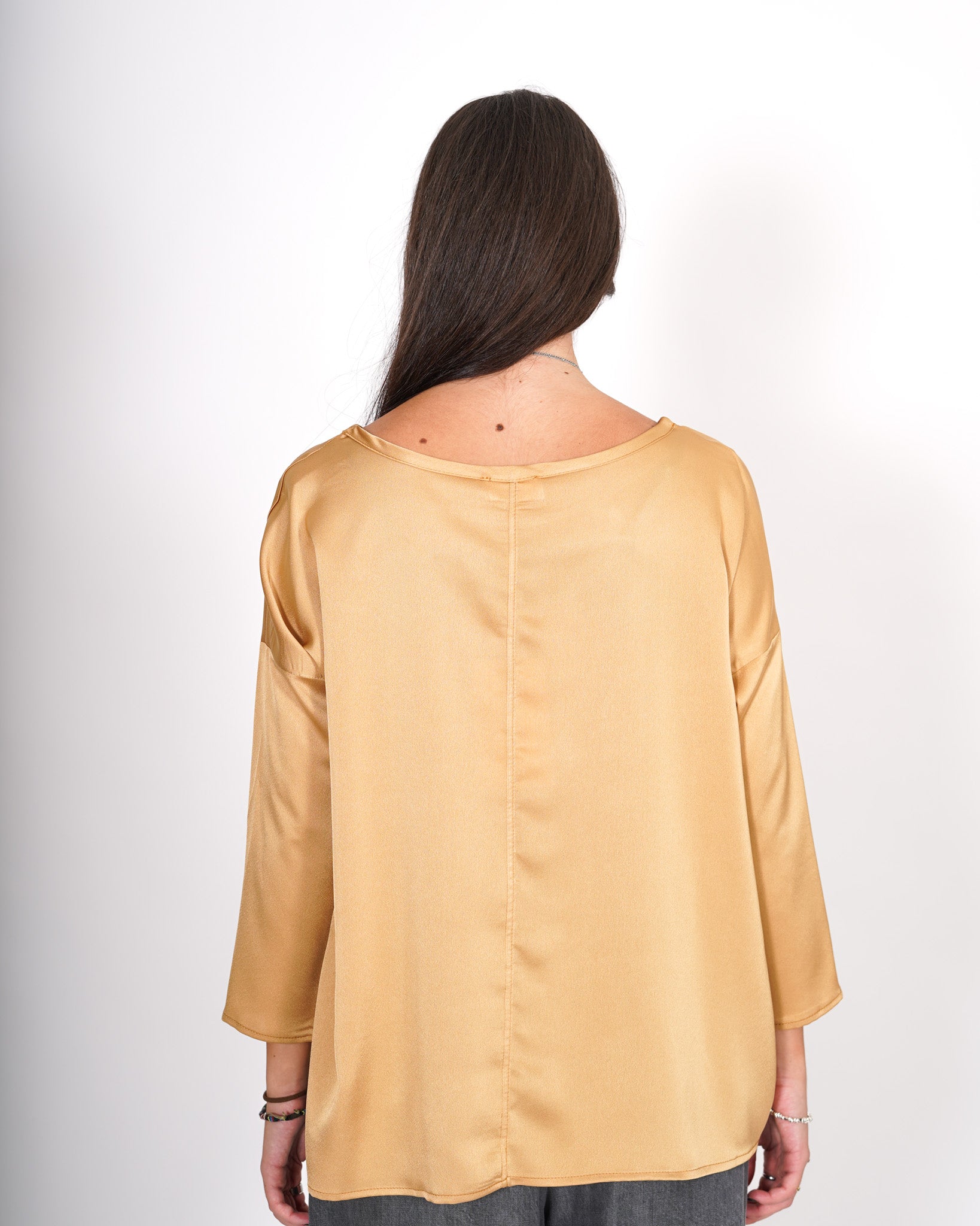 Blusa girocollo ampia con manica raglan in mano raso - Spears Uncategorized - Hope Abbigliamento e Accessori Donna Online