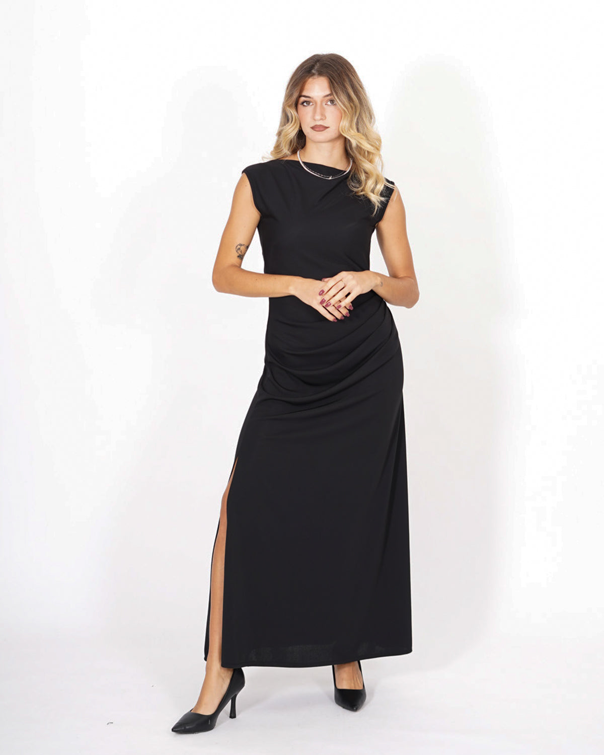 Abito slim con spacco sul davanti - Sveva Uncategorized - Hope Abbigliamento e Accessori Donna Online